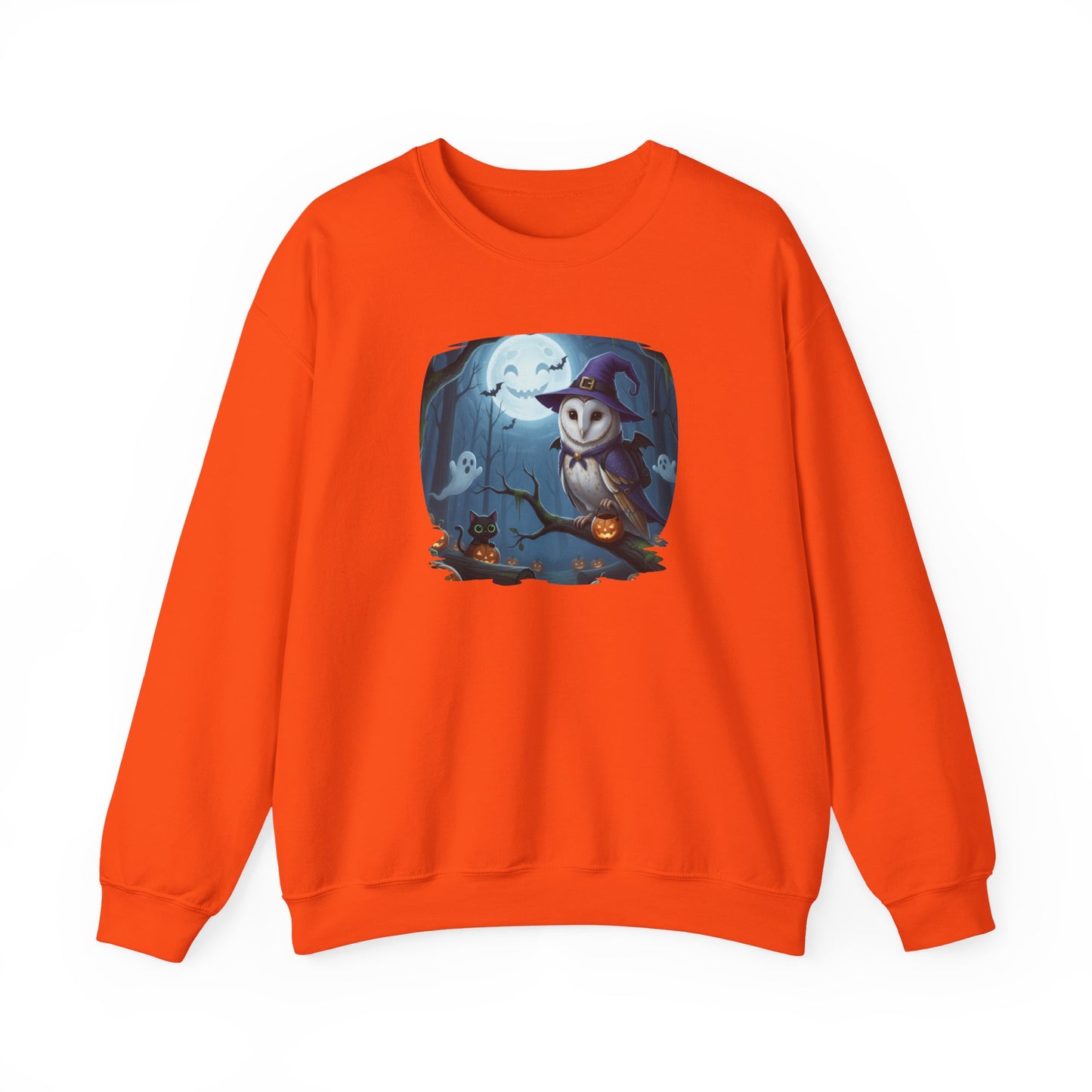 Barn Owl Halloween Bird Sweatshirt - Spooky Halloween Costume for Bird Lovers