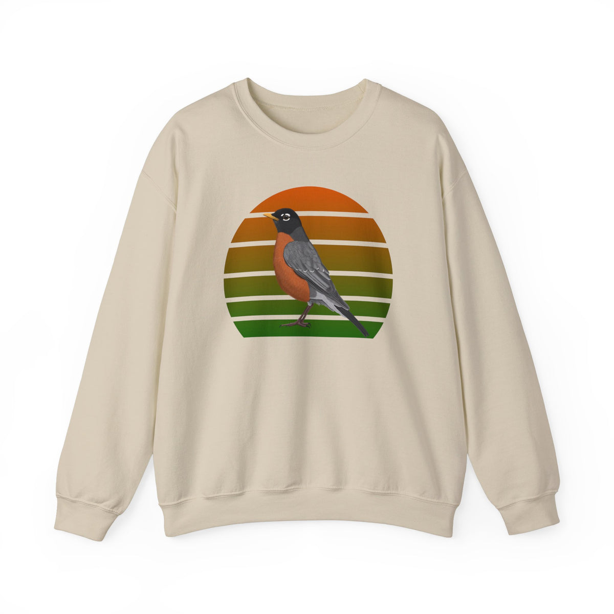 Robin Sweatshirt on Crew neck background