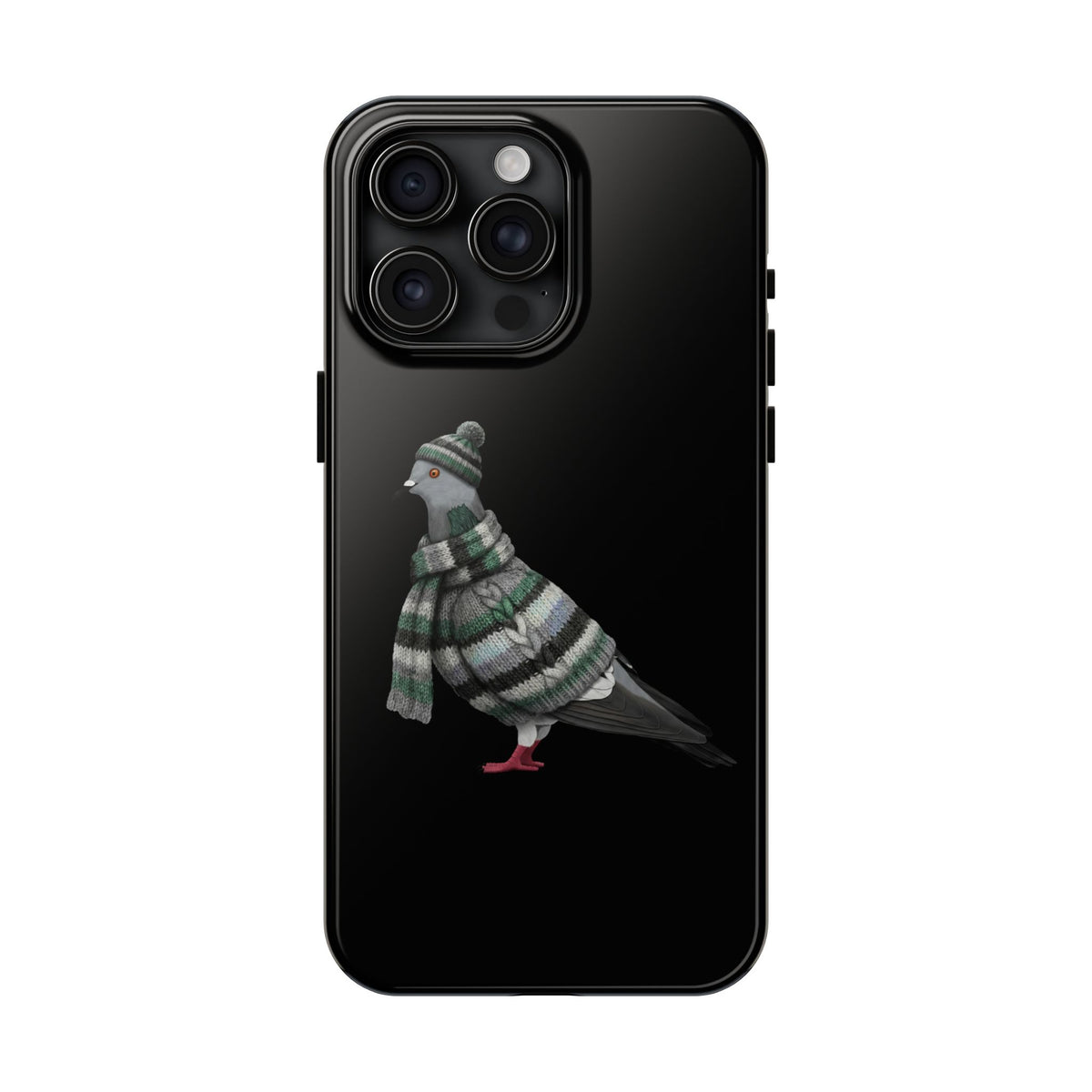Pigeon Dual-Layer iPhone Case with Bird Art – The Perfect Gift for Ornithologists & Bird Lovers