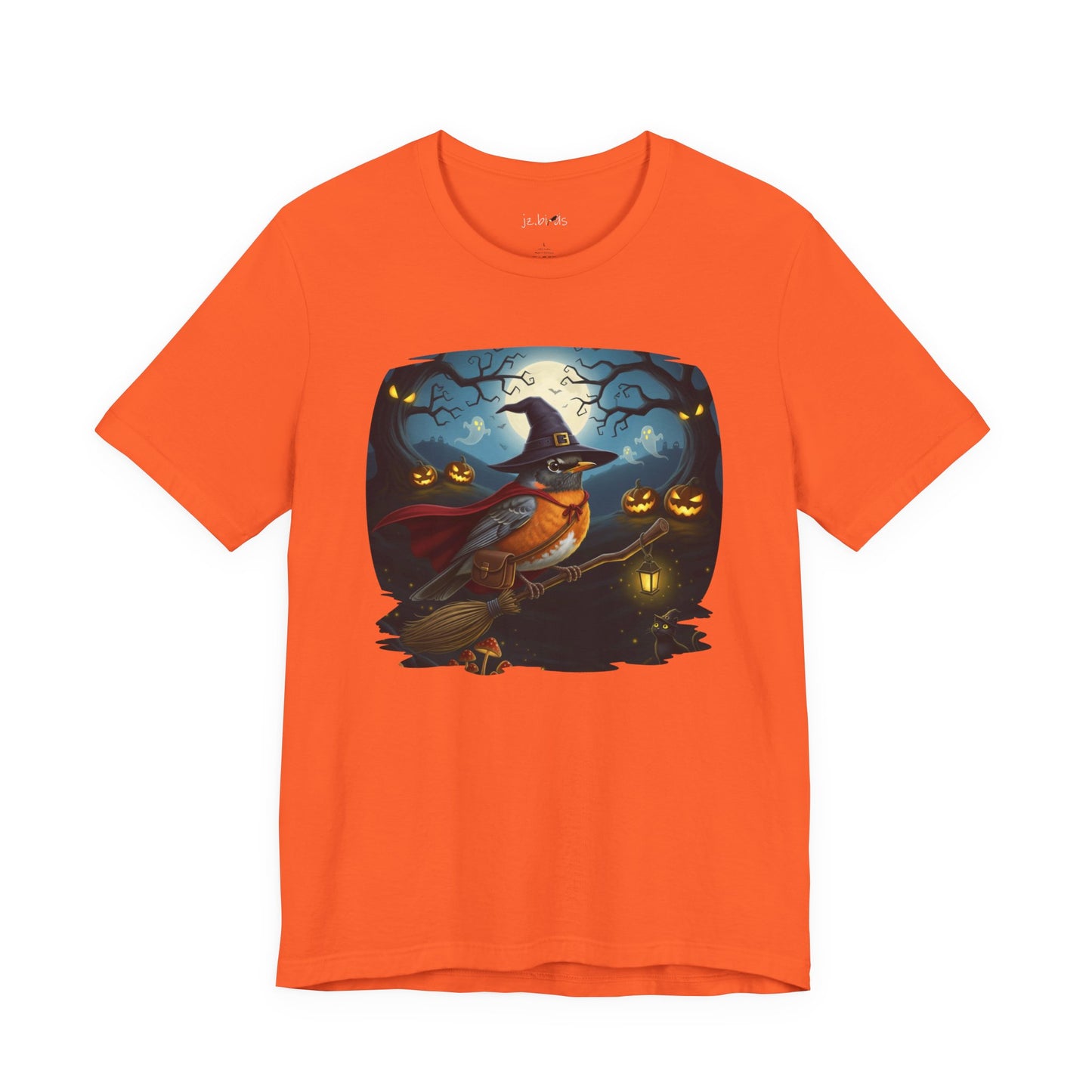 American Robin Halloween Bird T-Shirt - Spooky Halloween Costume for Bird Lovers