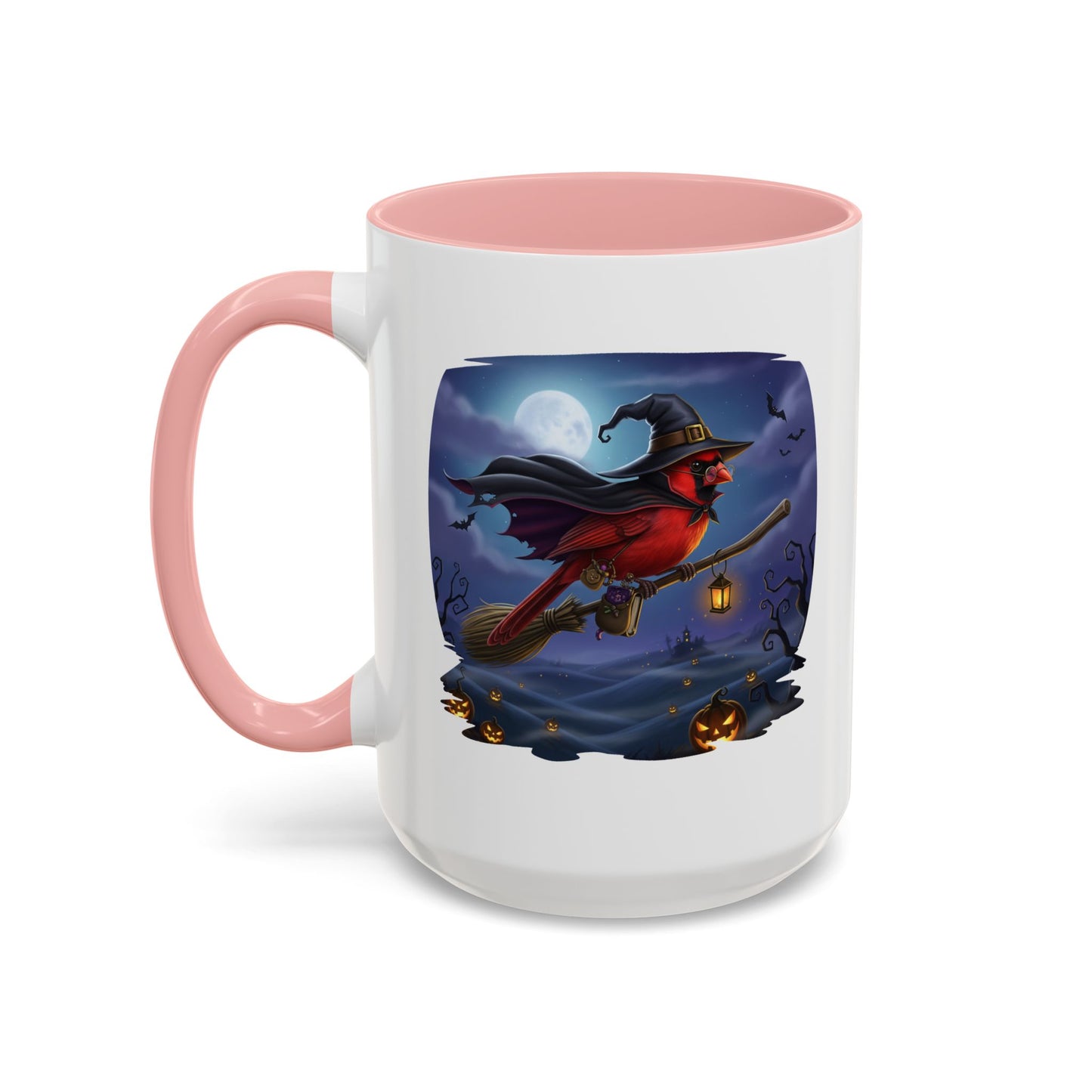 Cardinal Halloween Bird Mug - Perfect for Spooky Season