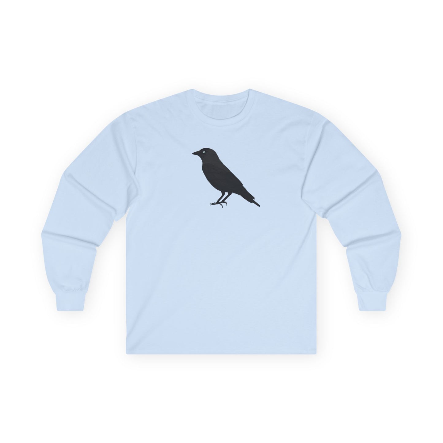 Crow Birding & Birdwatching Bird Cotton Long Sleeve T-Shirt