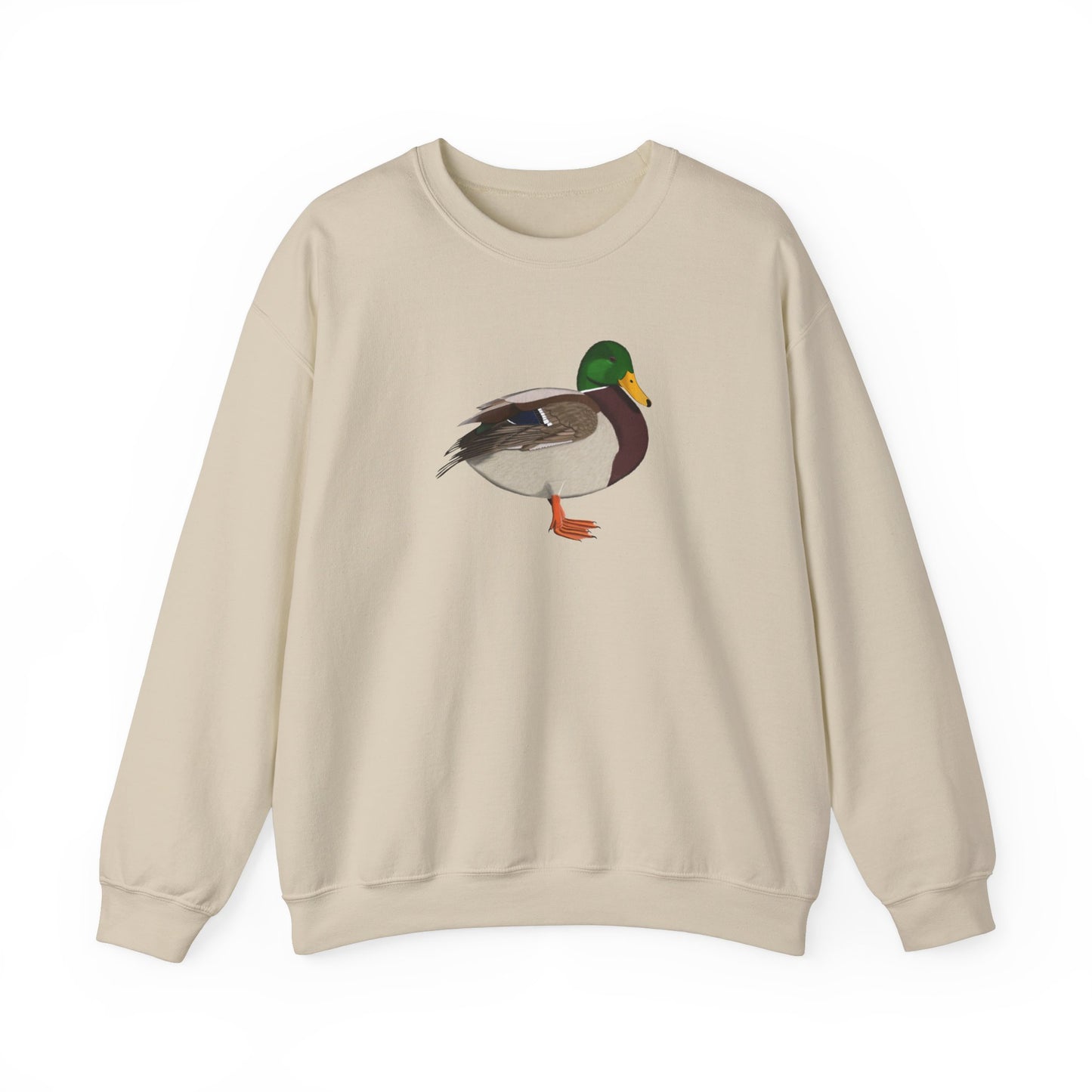 Mallard Bird Watcher Biologist Crewneck Sweatshirt