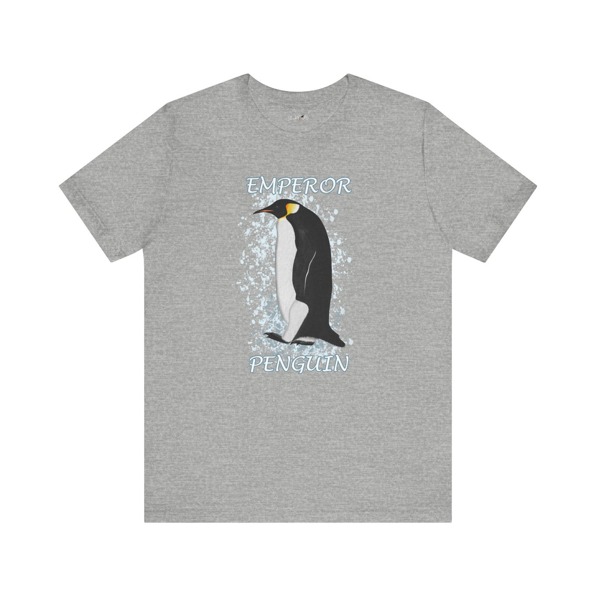 Emperor Penguin Birding & Birdwatching Bird T-Shirt in Black