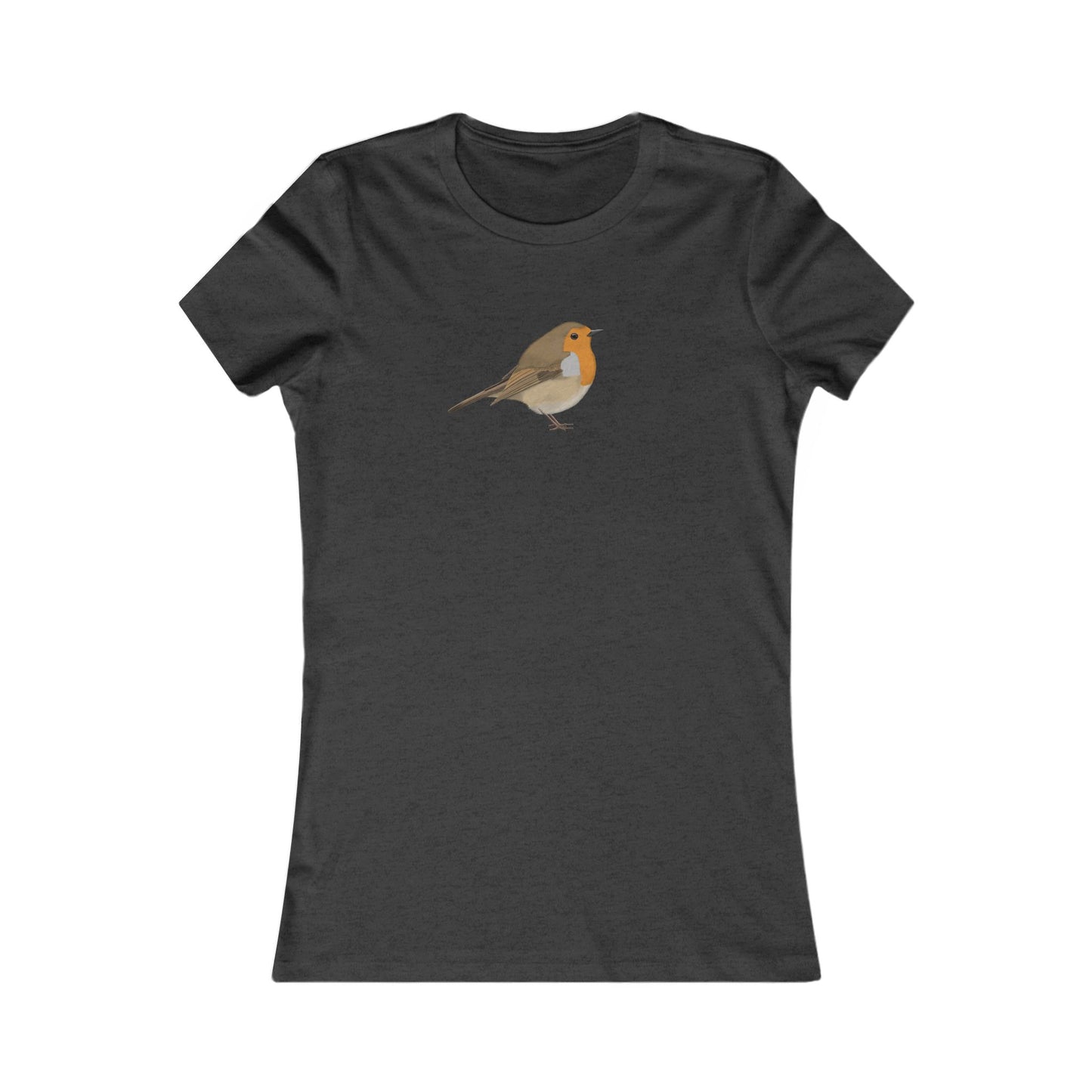 Rotkehlchen Frauen T-Shirt in Black