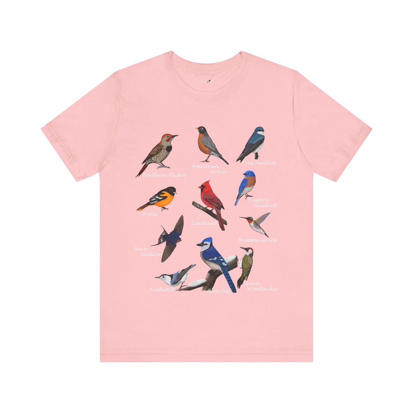 Blue Jay Cardinal Oriole Bluebird Hummingbird Bluebird Birding & Birdwatching T-Shirt