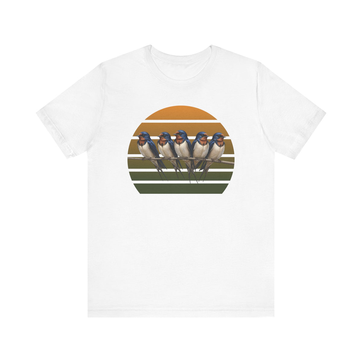 Barn Swallow Premium T-Shirt | Unique Birdwatcher & Birder Gift by jz.birds