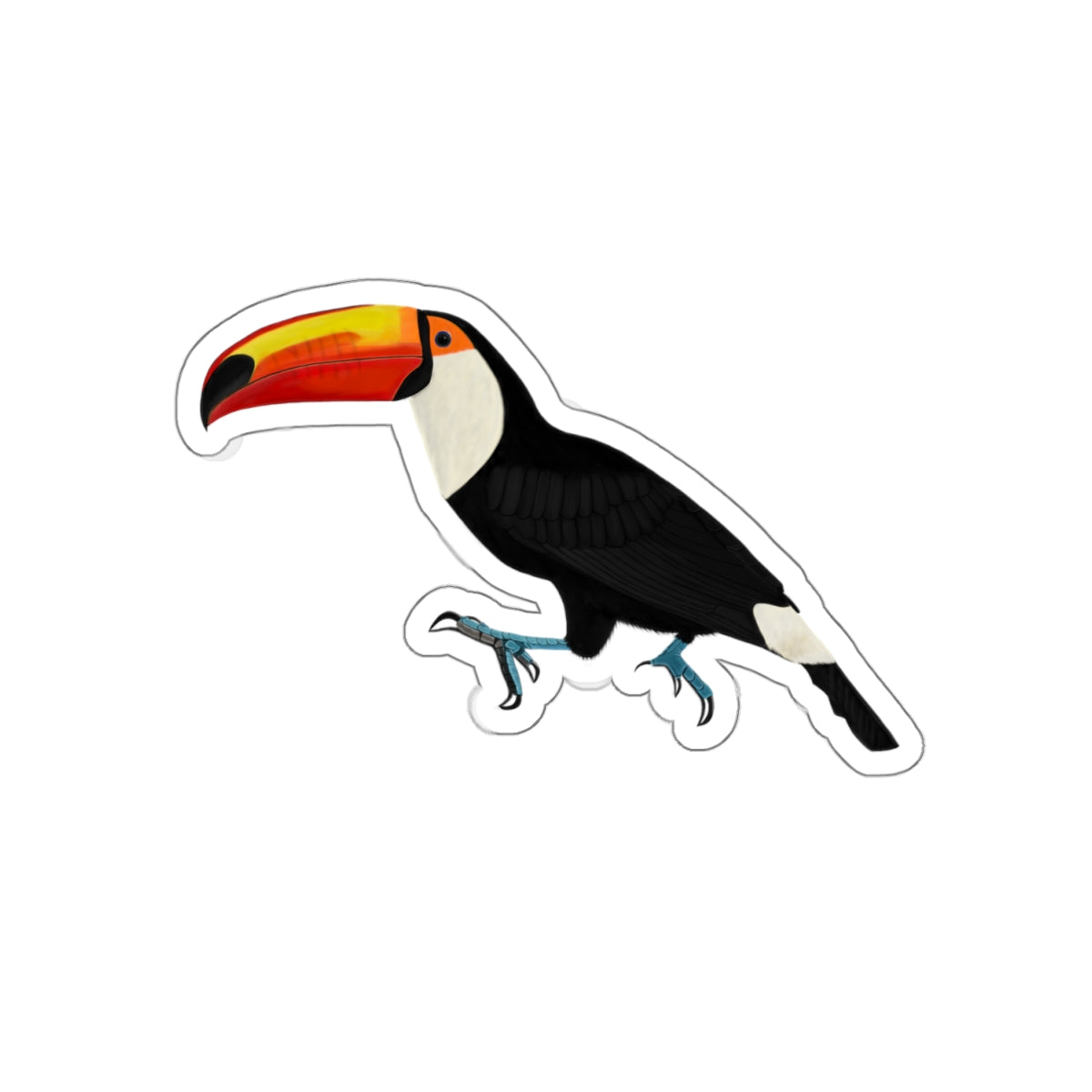 Toucan Bird Kiss-Cut Sticker