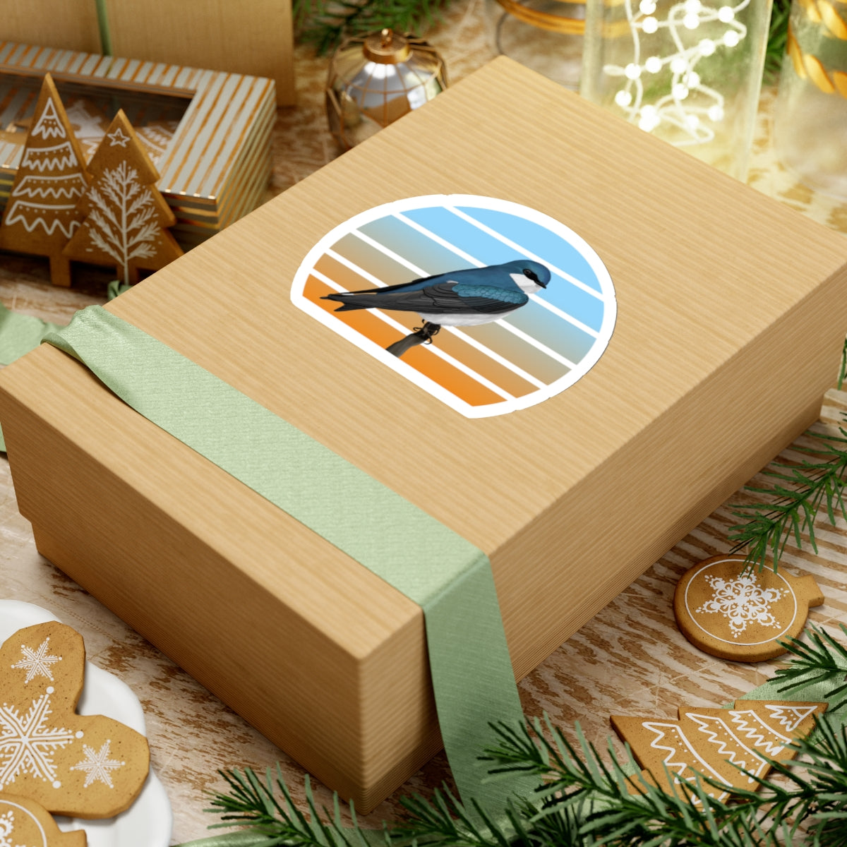 Tree Swallow Paper products on Home & Living background