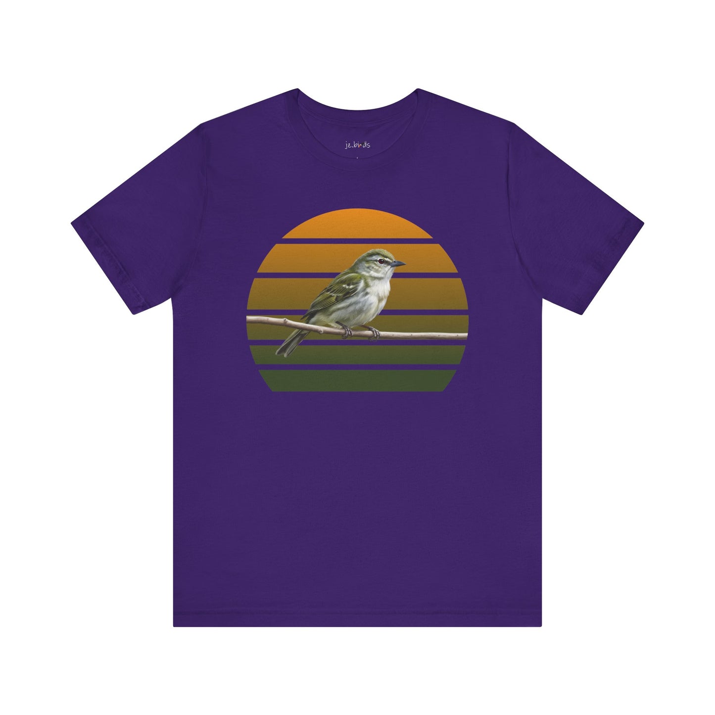 Red-Eyed Vireo T-Shirt | Unisex Retail Fit Bird Lover Tee | Wildlife Birder Gift
