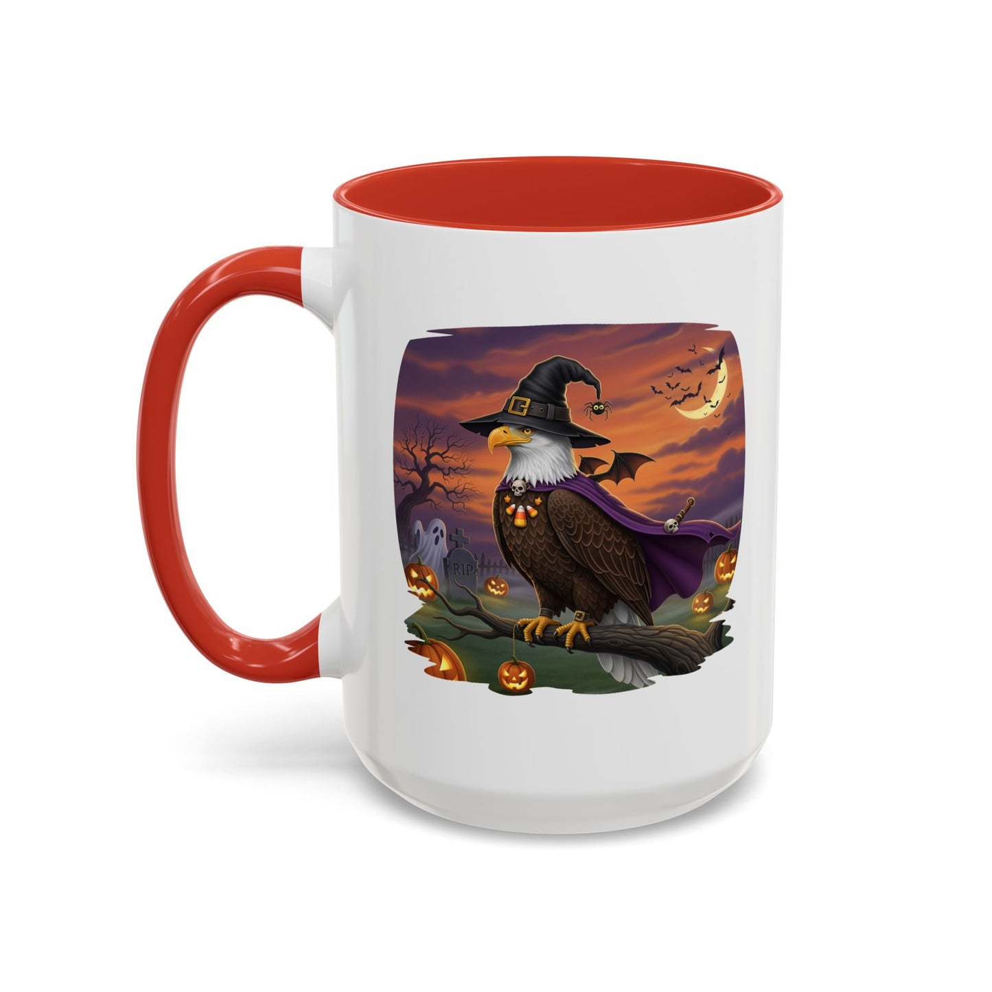 Bald Eagle Halloween Bird Mug - Halloween Coffee Mug for Bird Lovers
