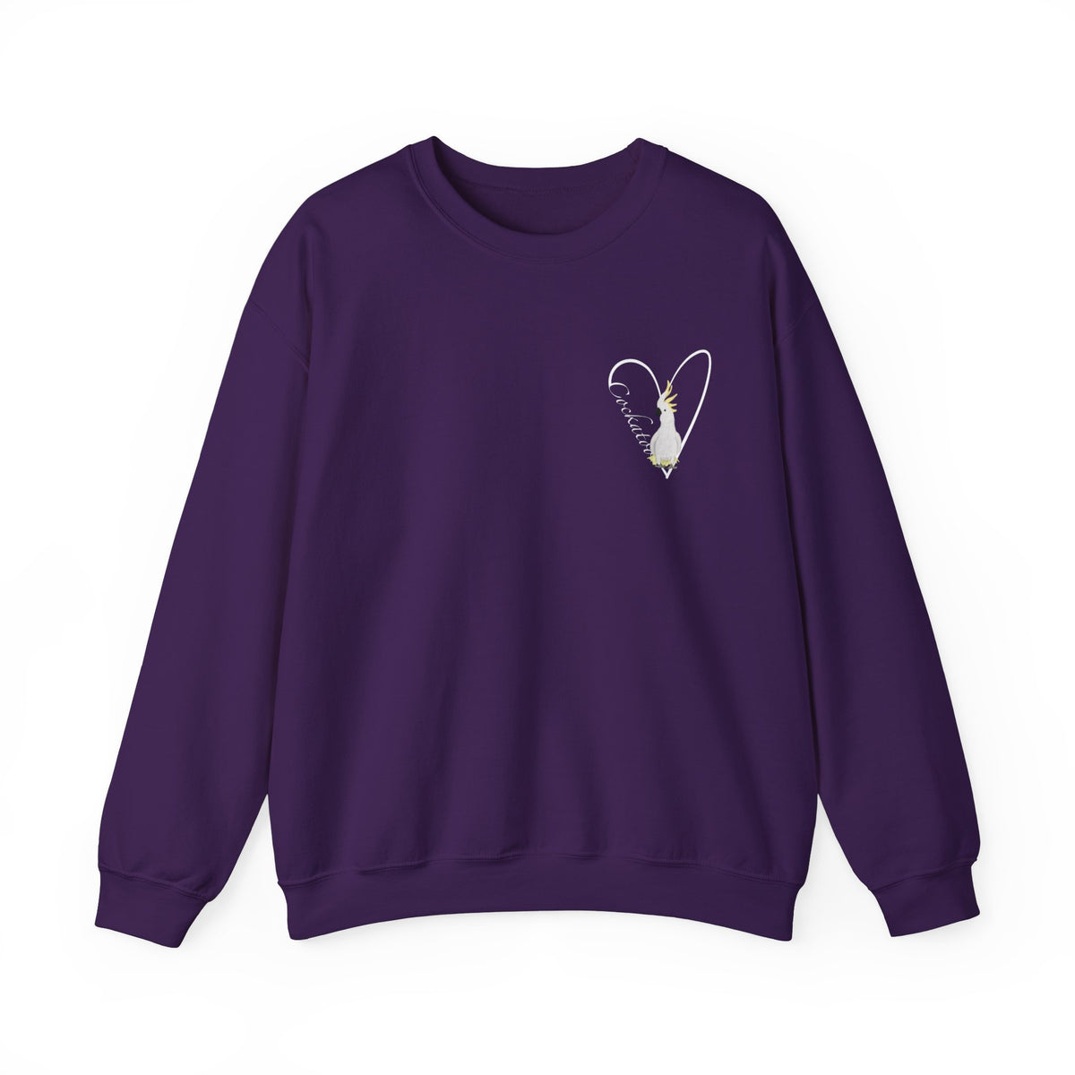 Cockatoo Heart Birdlover Biologist Bird Sweatshirt – Animal Lover Gift,