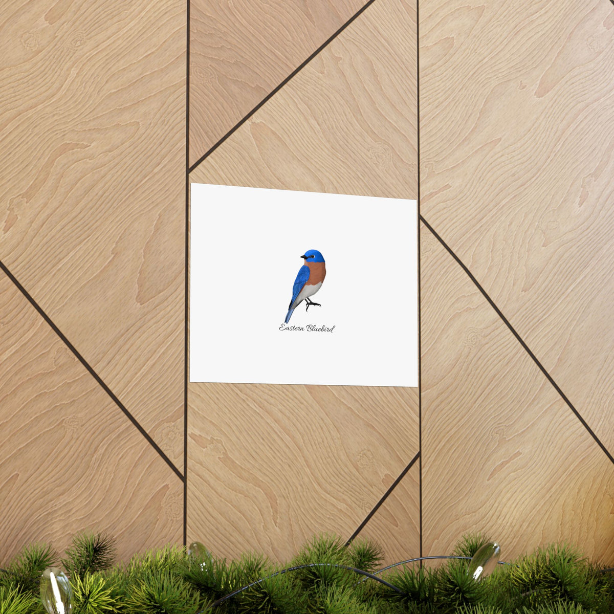 Eastern Bluebird Bird Birding Matte Poster – posters,