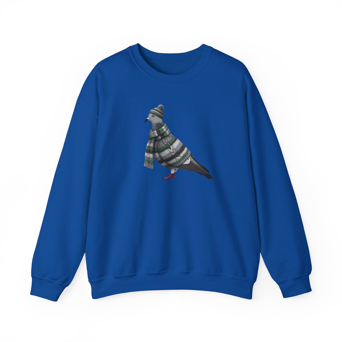 Pigeon Cozy Sweatshirt – Animal Lover Gift and Avian Enthusiast style
