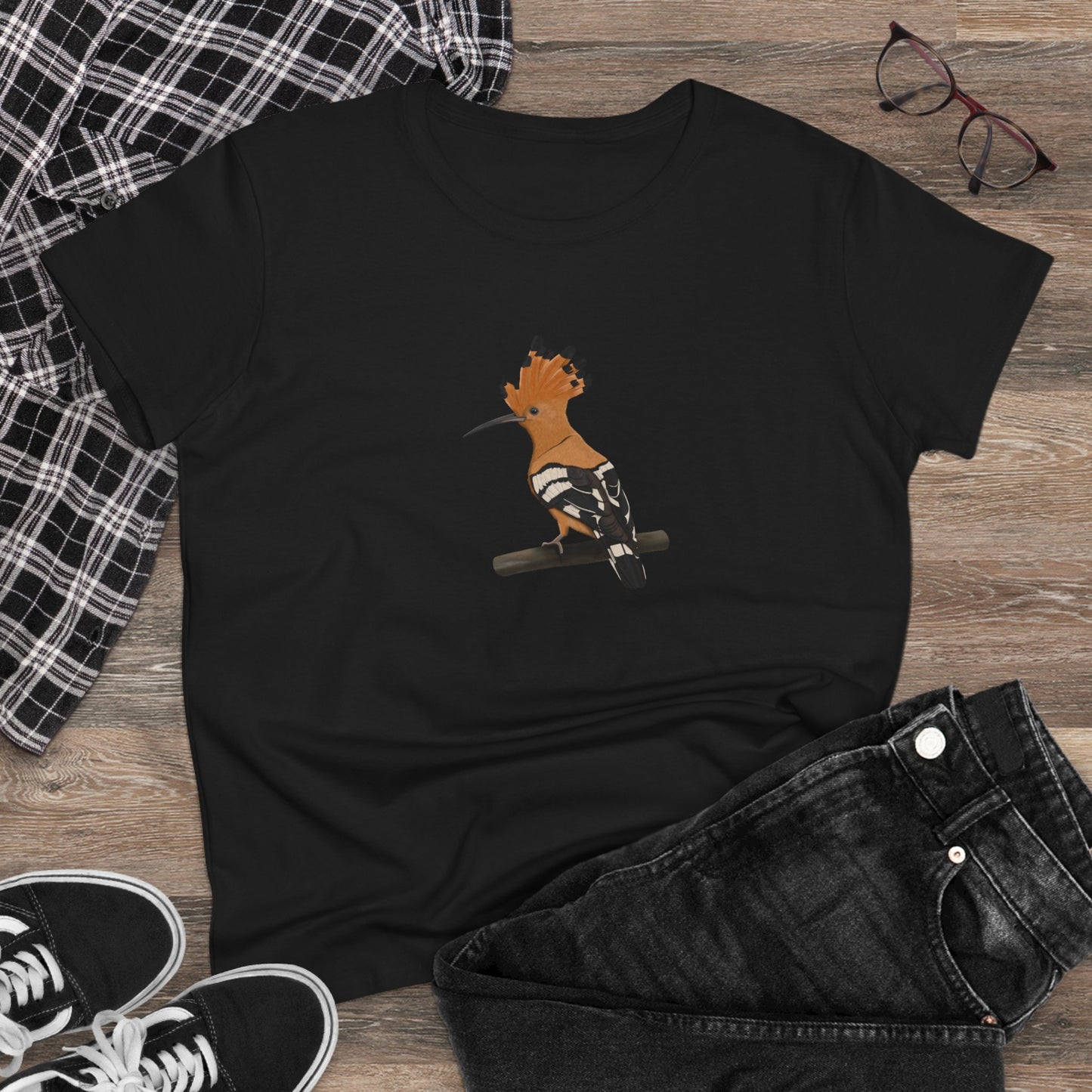 Hoopoe Bird Design for Birdwatchers and Bird Lovers Women's T-Shirt