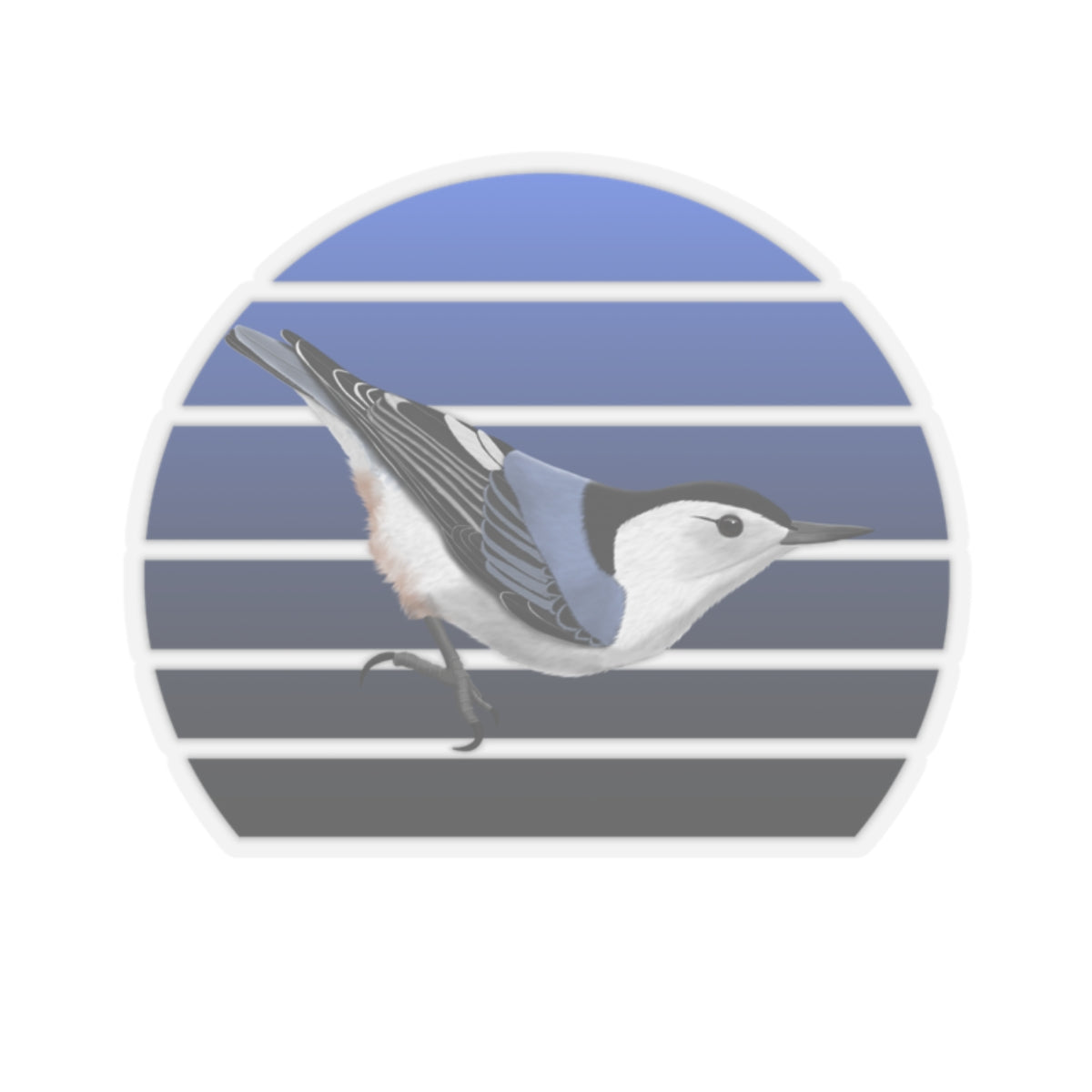 Nuthatch Bird Sticker