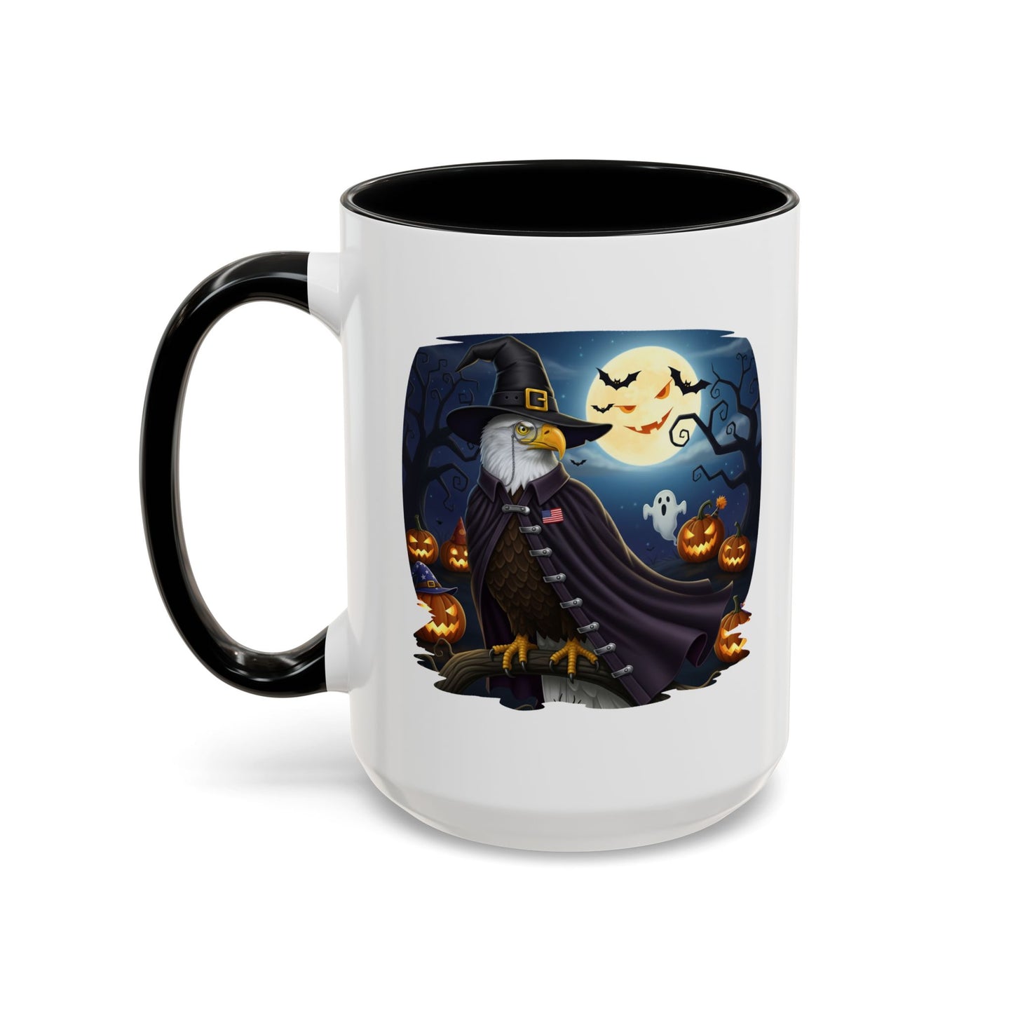 Bald Eagle Halloween Bird Mug - A Spooky & Funny Halloween Cup