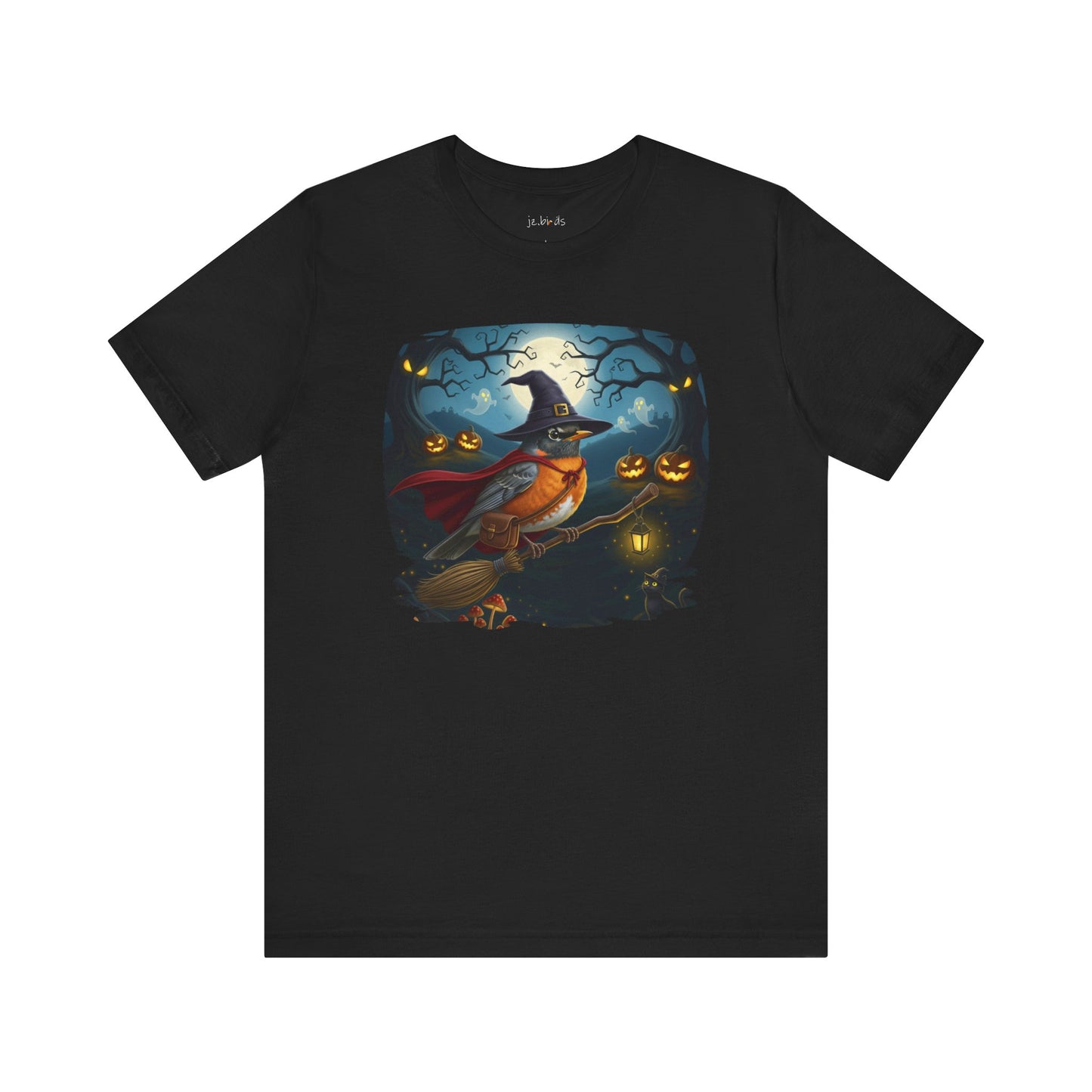 American Robin Halloween Bird T-Shirt - Spooky Halloween Costume for Bird Lovers