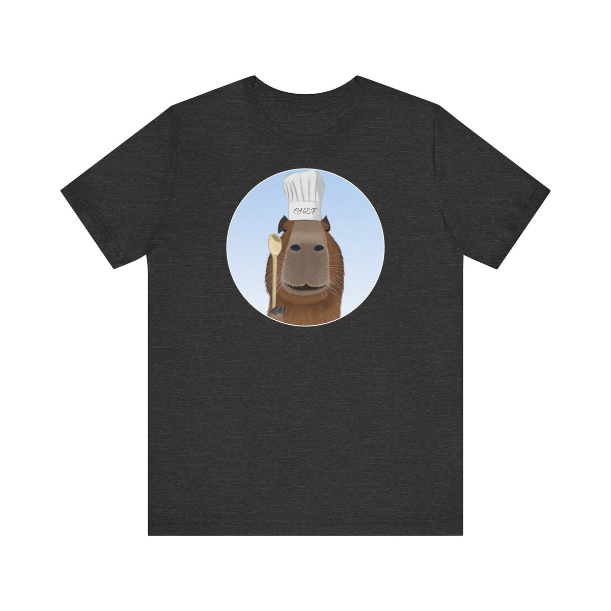 Capybara mit Kochmütze und Kochlöffel Chefkoch T-Shirt