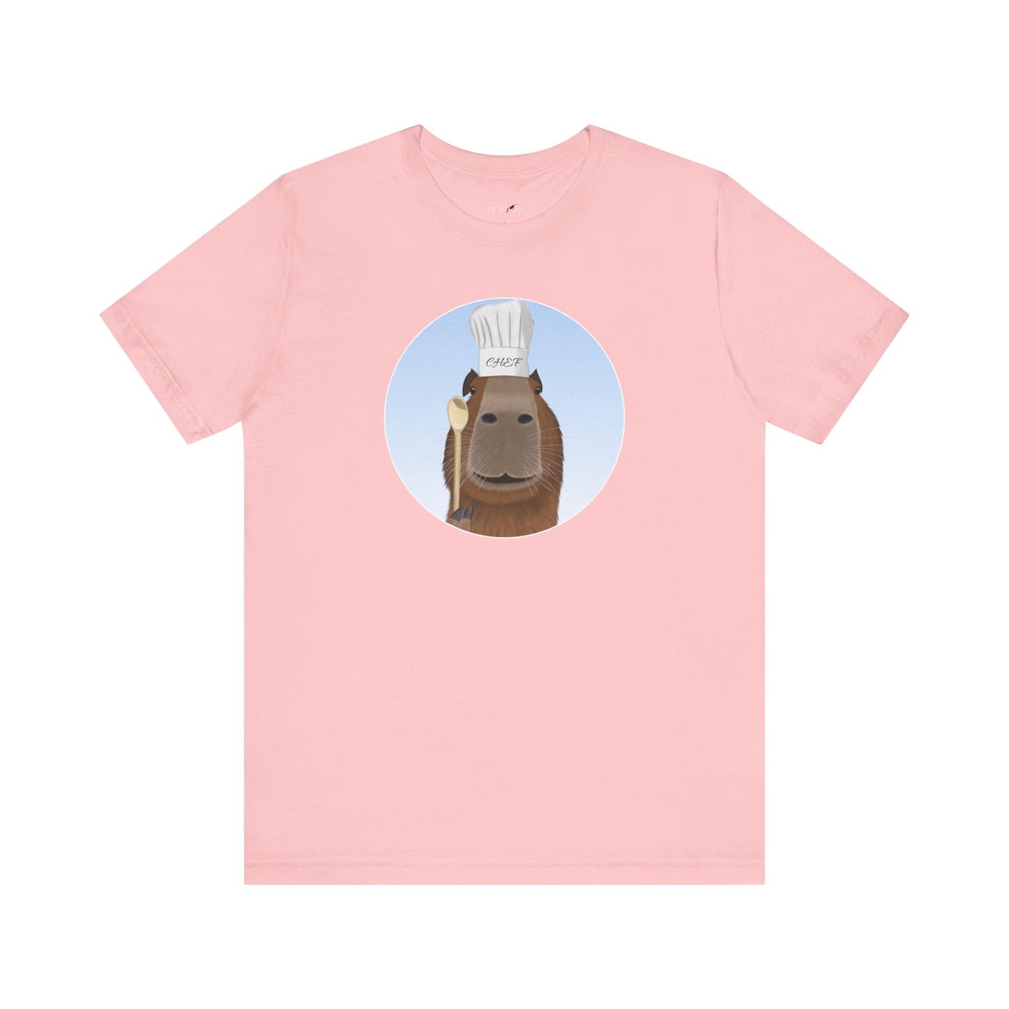 Capybara with Chef Hat and Wooden Spoon Funny Kitchen T-Shirt