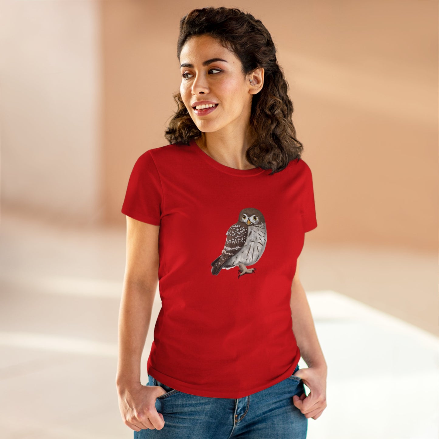 Owl Bird Design for Birdwatchers and Bird Lovers Women's T-Shirt