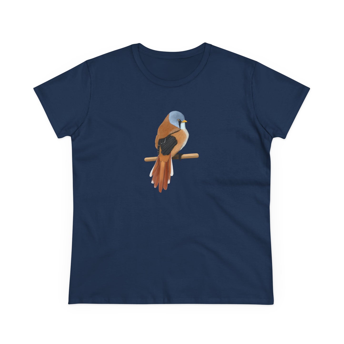 Bearded Reedling Bird Design for Birdwatchers and Bird Lovers Women's T-Shirt