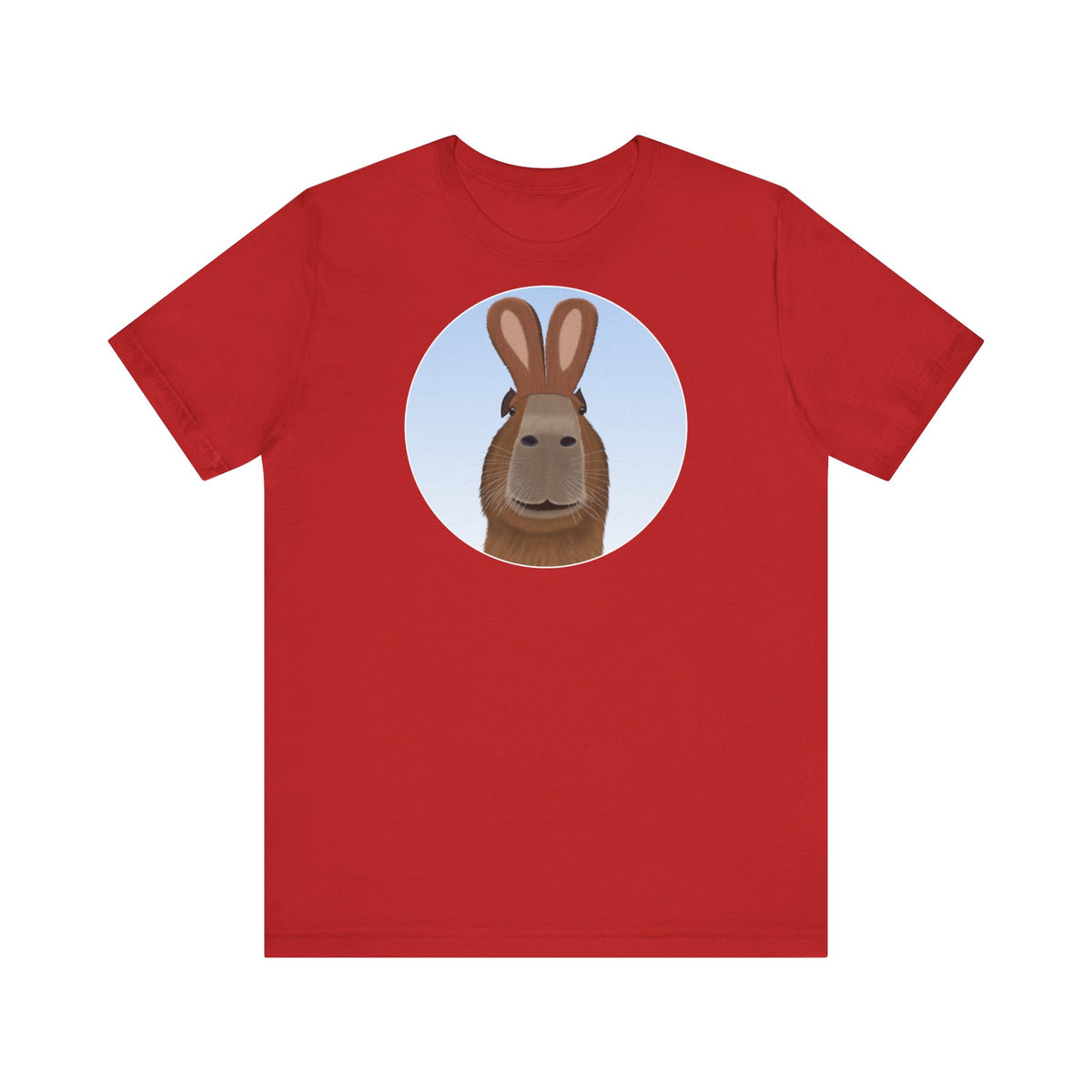 Capybara mit Hasenohren Lustiges Kaninchen T-Shirt