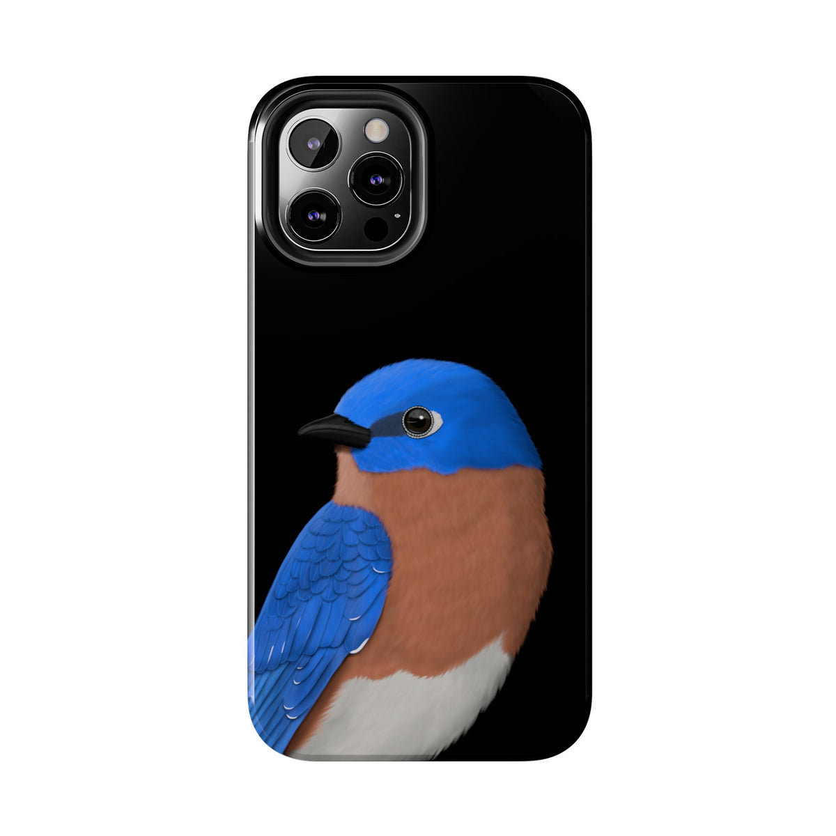 Bluebird Phone Case – Bird Art Tough Black