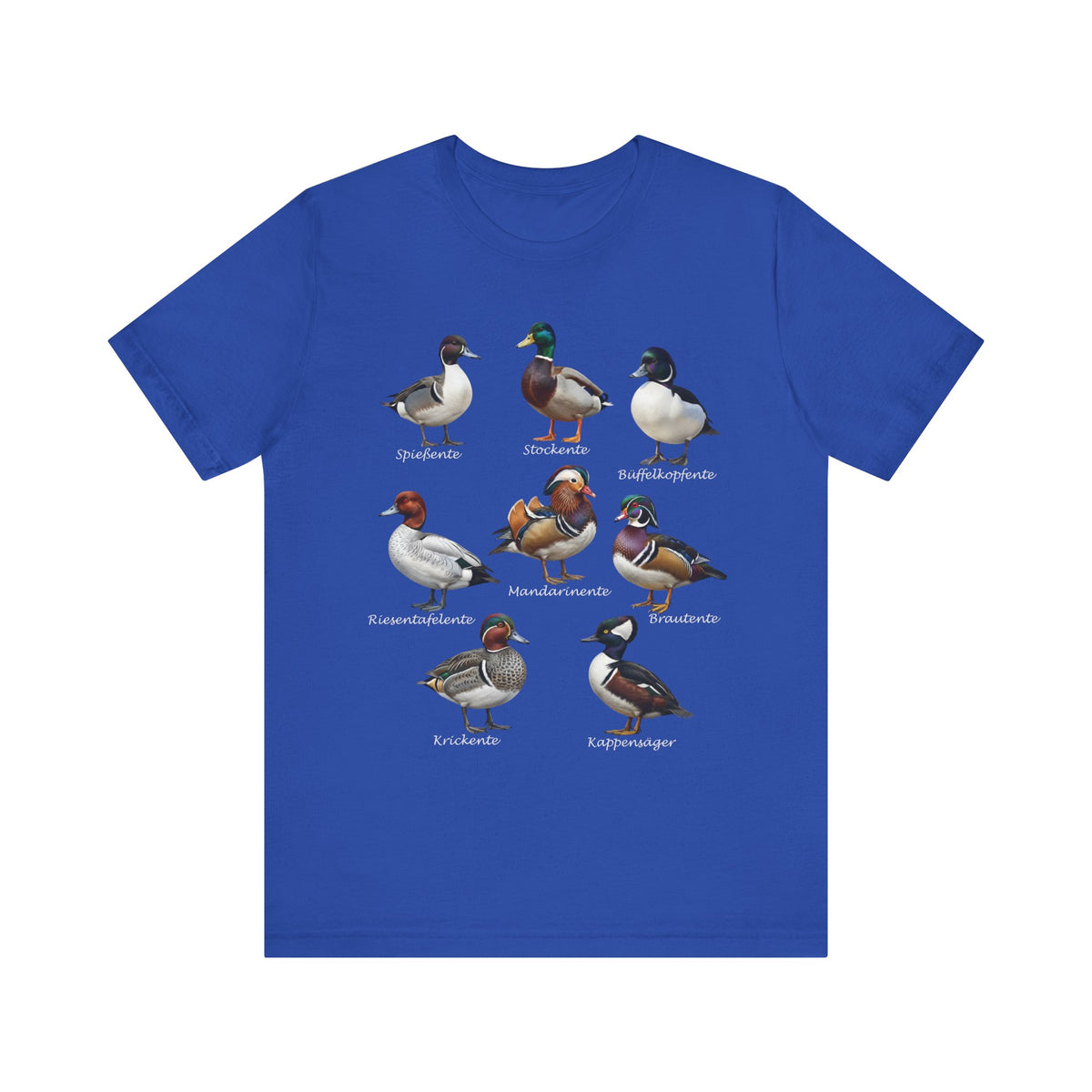 T-Shirt mit Entenarten: Vogel in Military Green