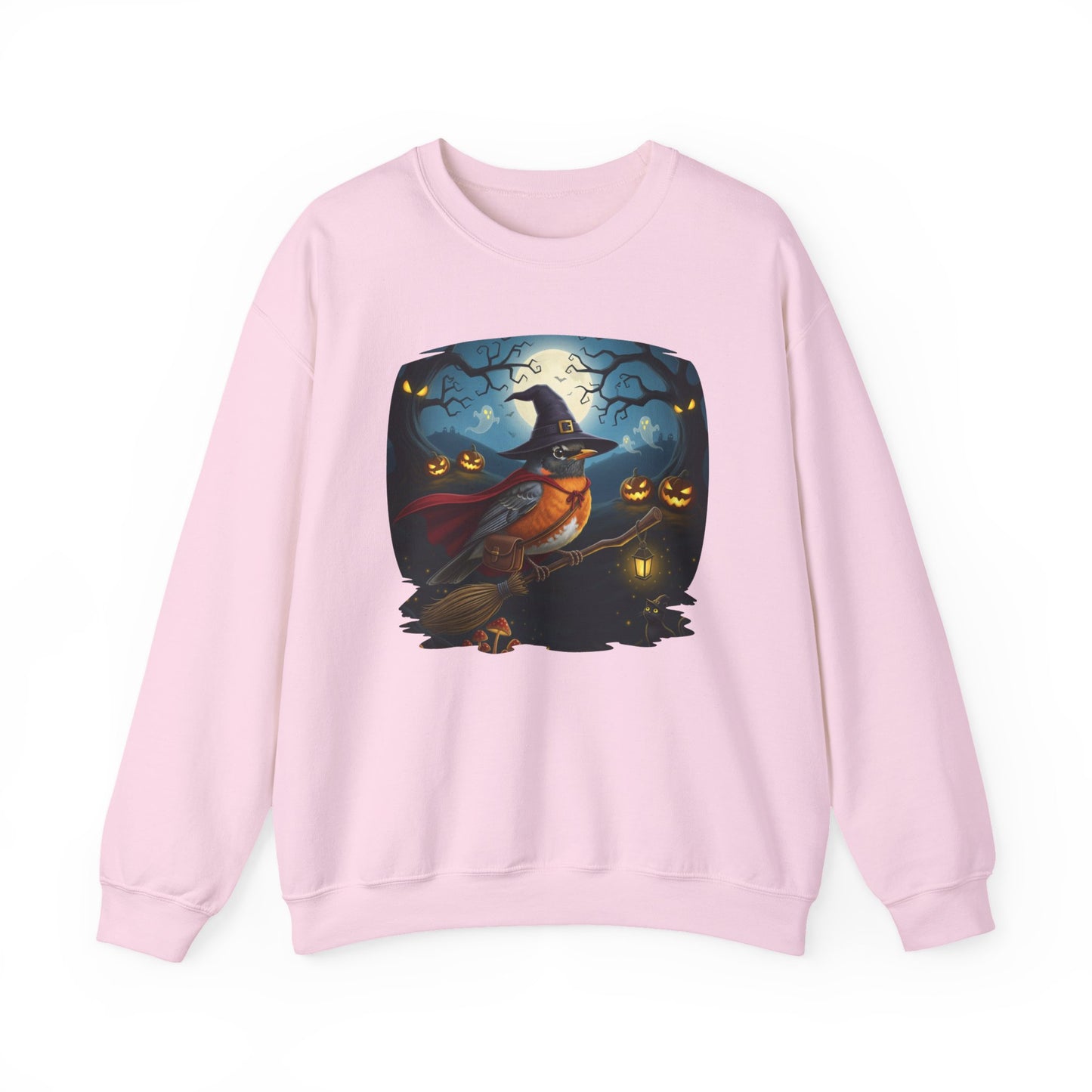 American Robin Halloween Bird Sweatshirt - Spooky Halloween Costume for Bird Lovers