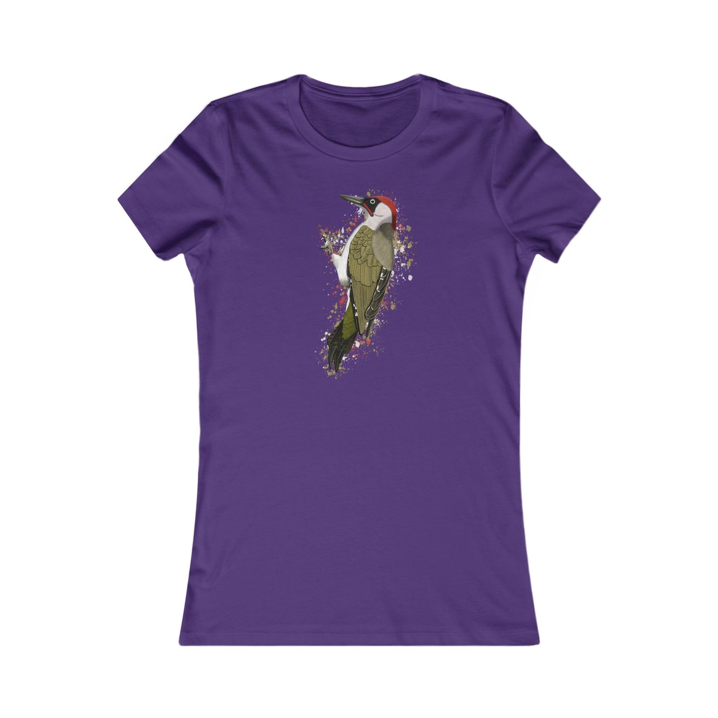 Grünspecht Vogel Frauen T-Shirt für Vogelfreundinnen