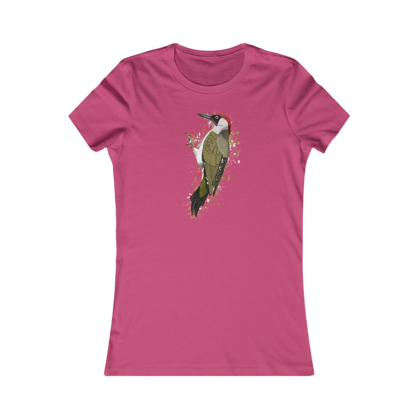 Grünspecht Vogel Frauen T-Shirt für Vogelfreundinnen