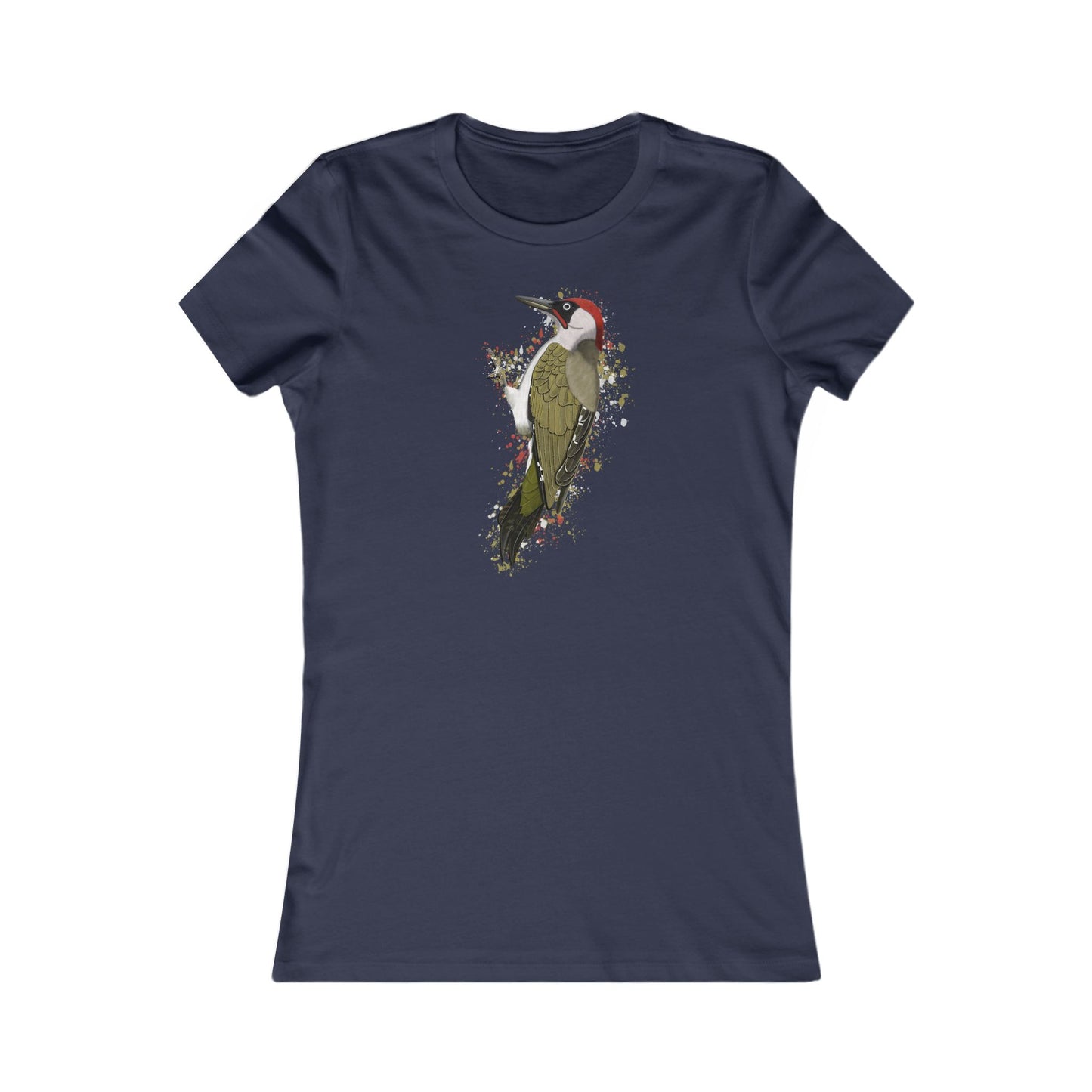 Grünspecht Vogel Frauen T-Shirt für Vogelfreundinnen