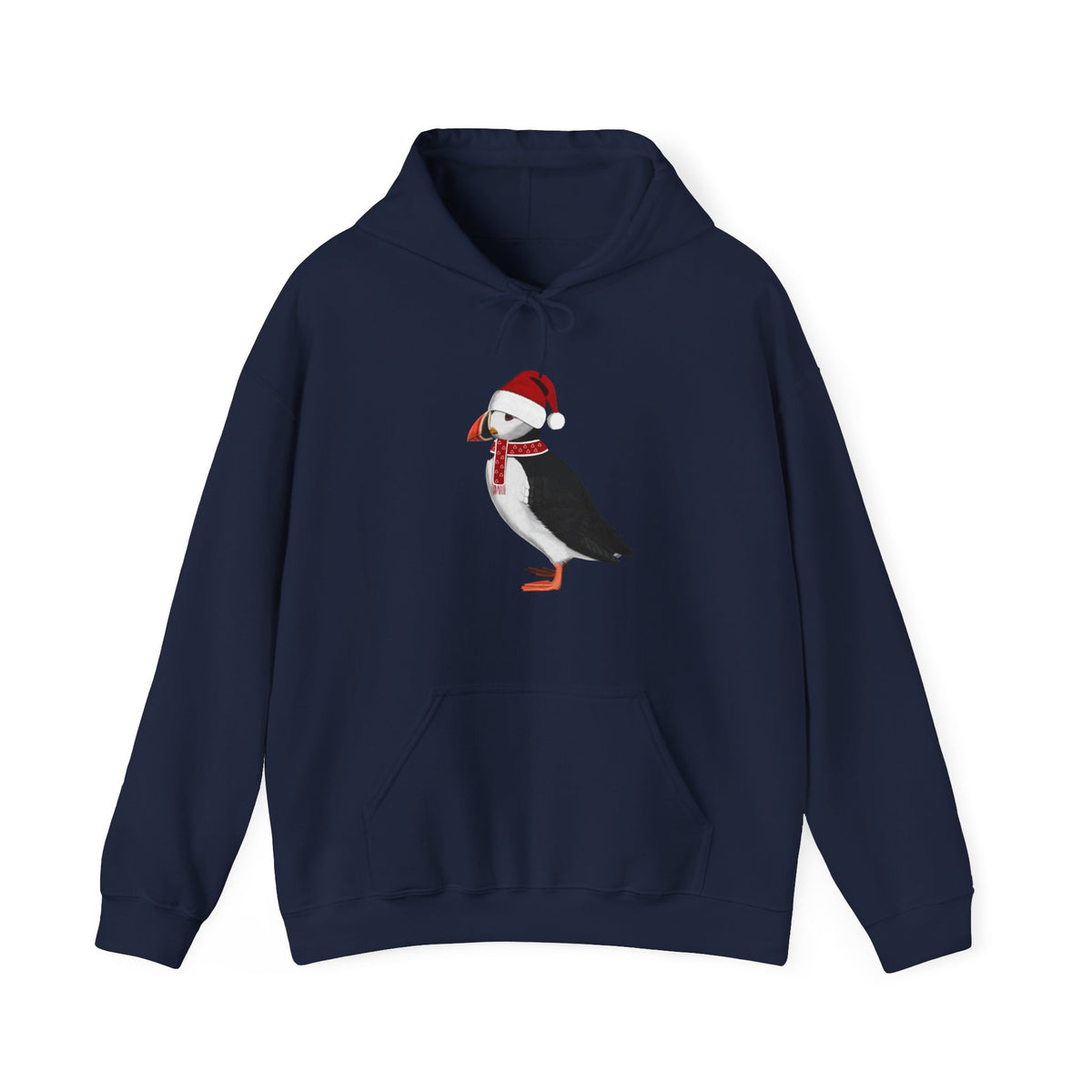 Puffin Hoodie in Dark Heather