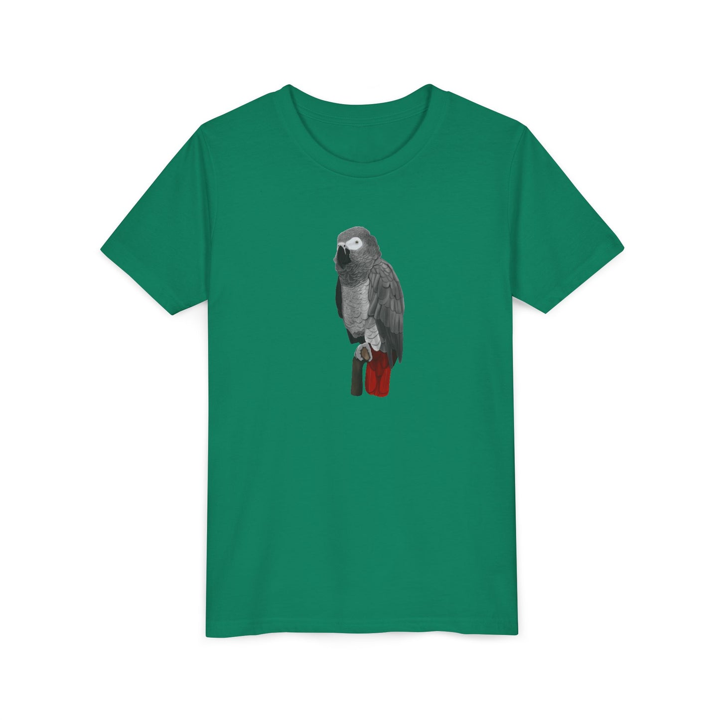 Grey Parrot Birding & Birdwatching Bird Youth T-Shirt