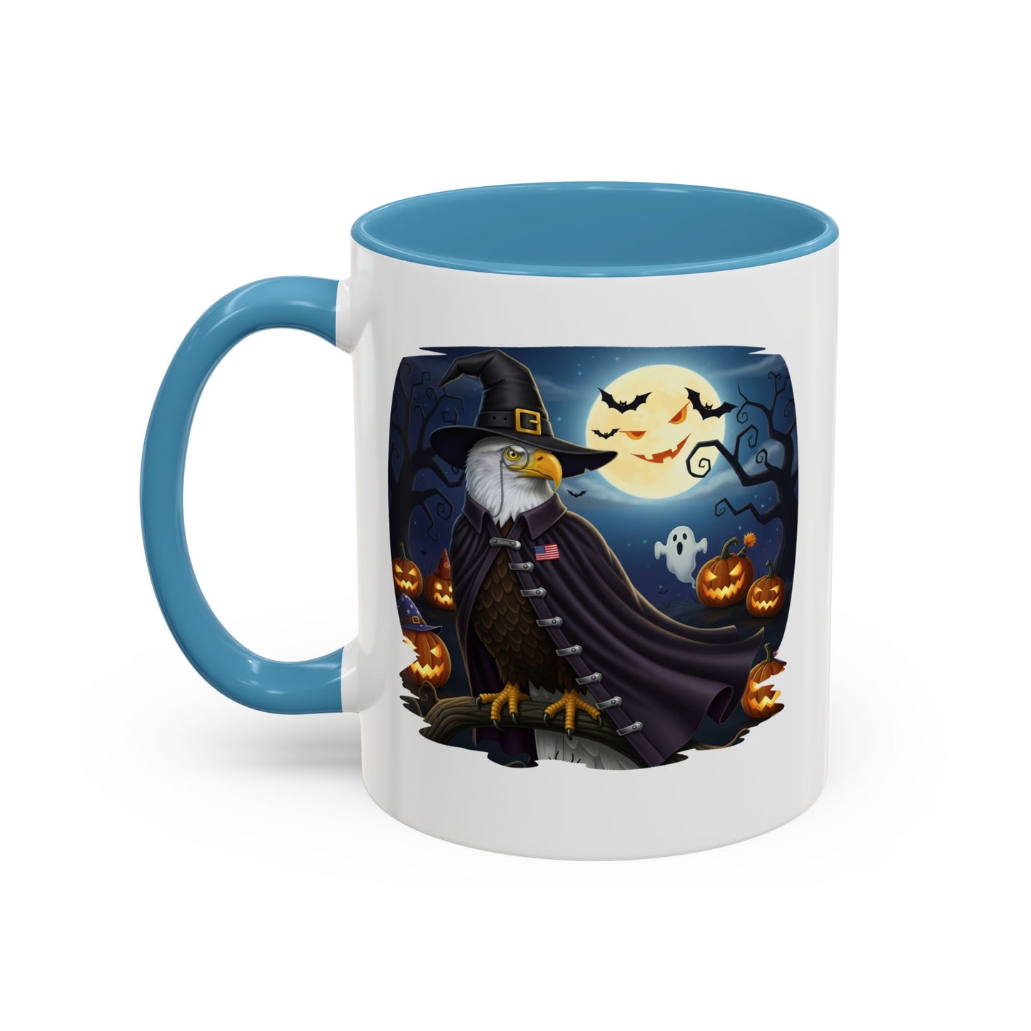 Bald Eagle Halloween Bird Mug - A Spooky & Funny Halloween Cup