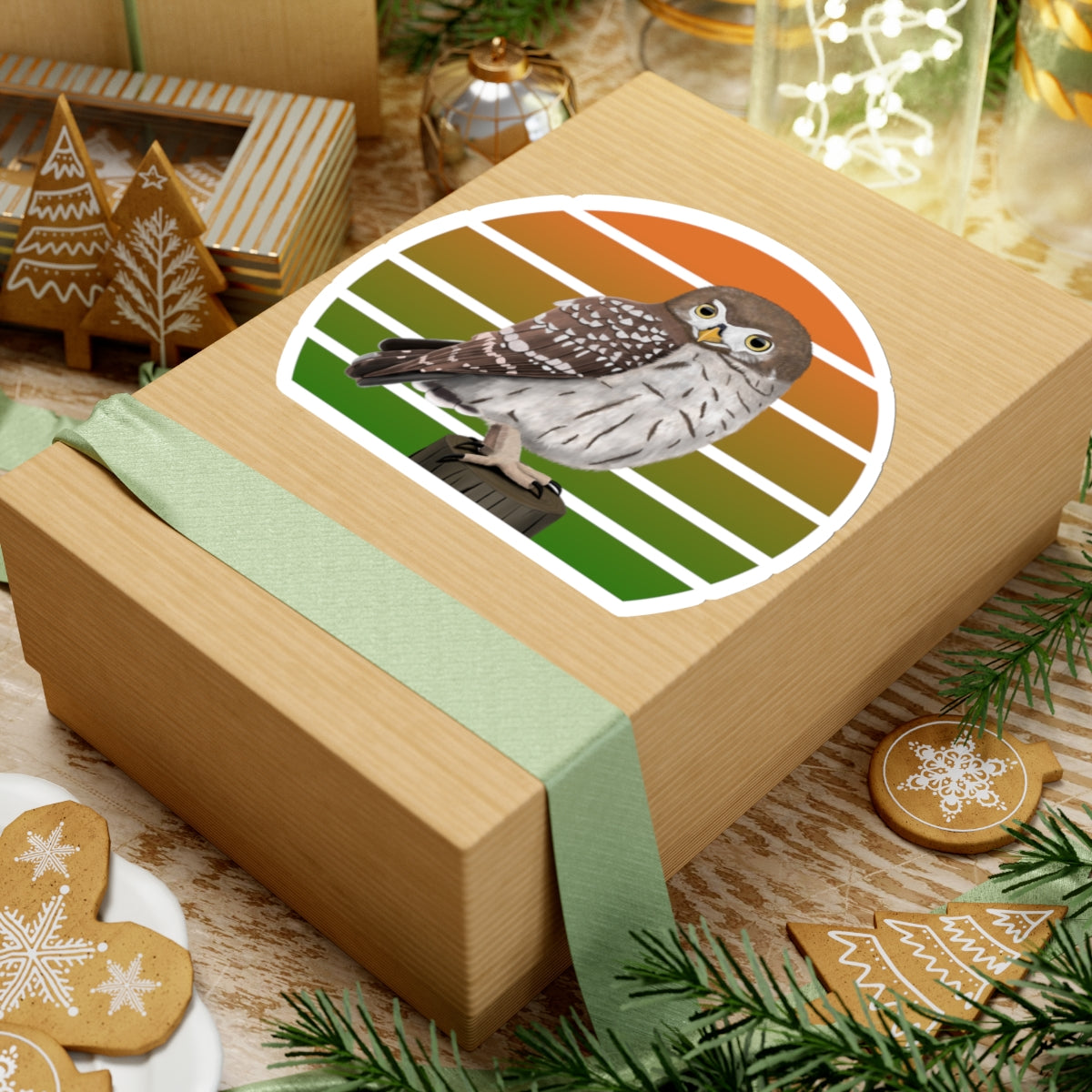 Little Owl Bird Sticker