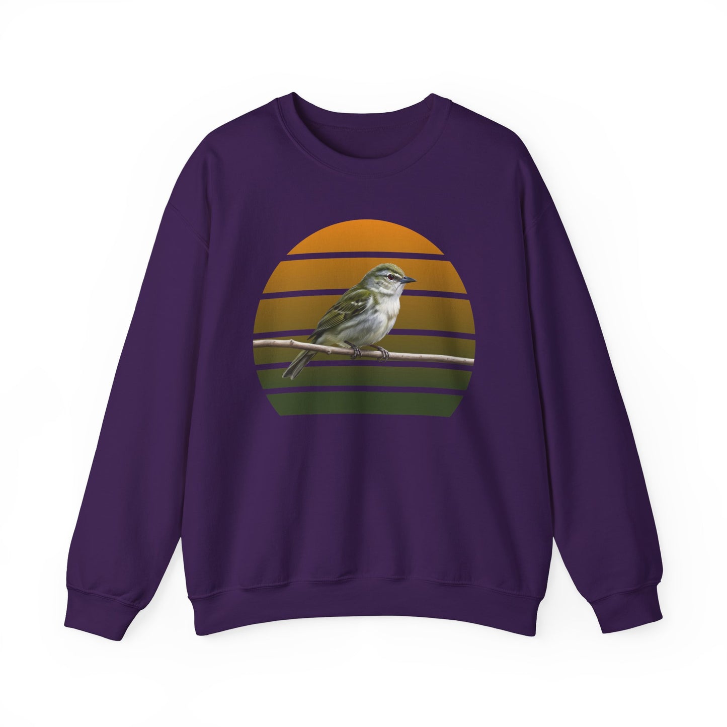Red-Eyed Vireo Sweatshirt | Songbird Crewneck | Unique Birder Gift | Unisex Wildlife Pullover