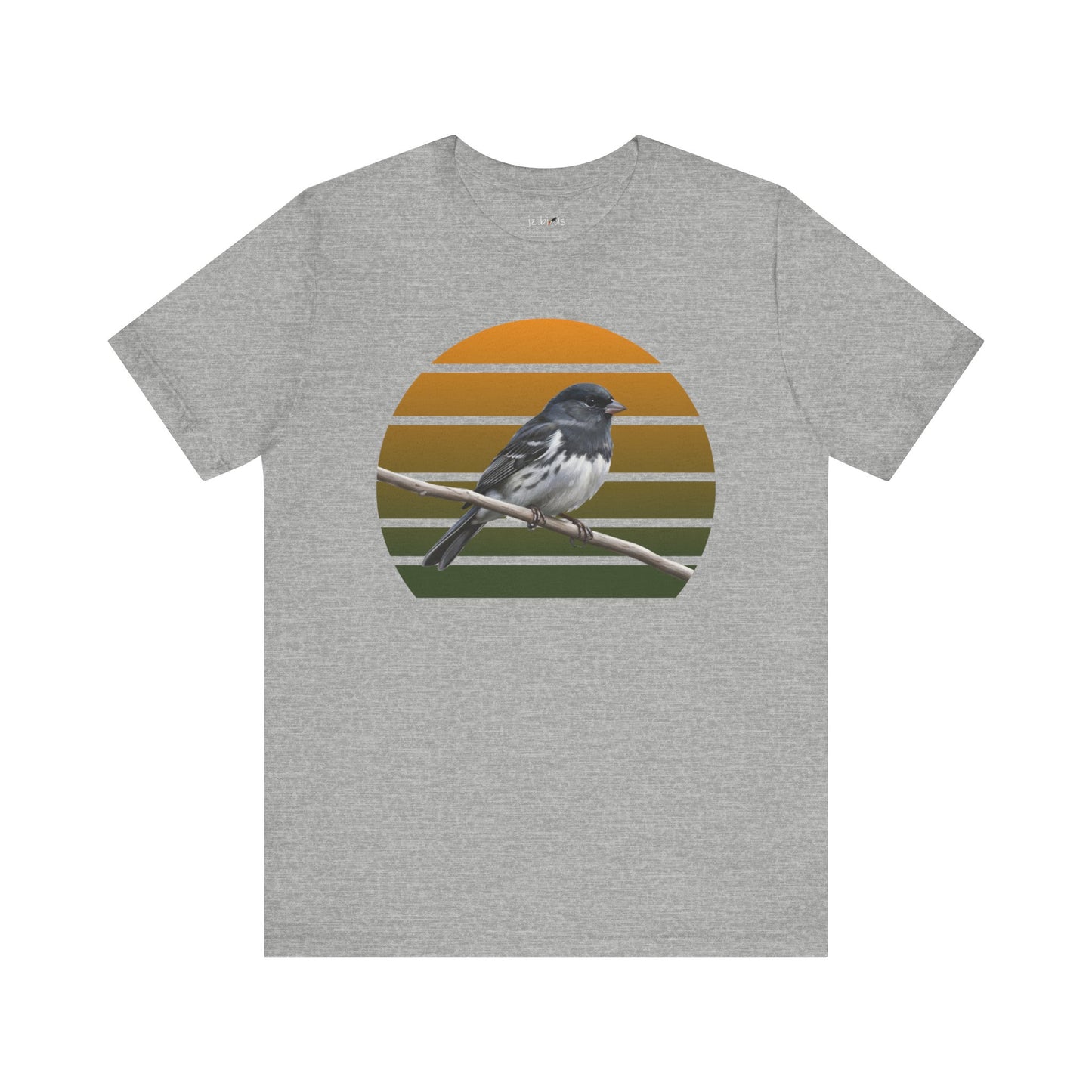 Dark-Eyed Junco T-Shirt | Unisex Retail Fit Bird Lover Tee | Wildlife Birder Gift
