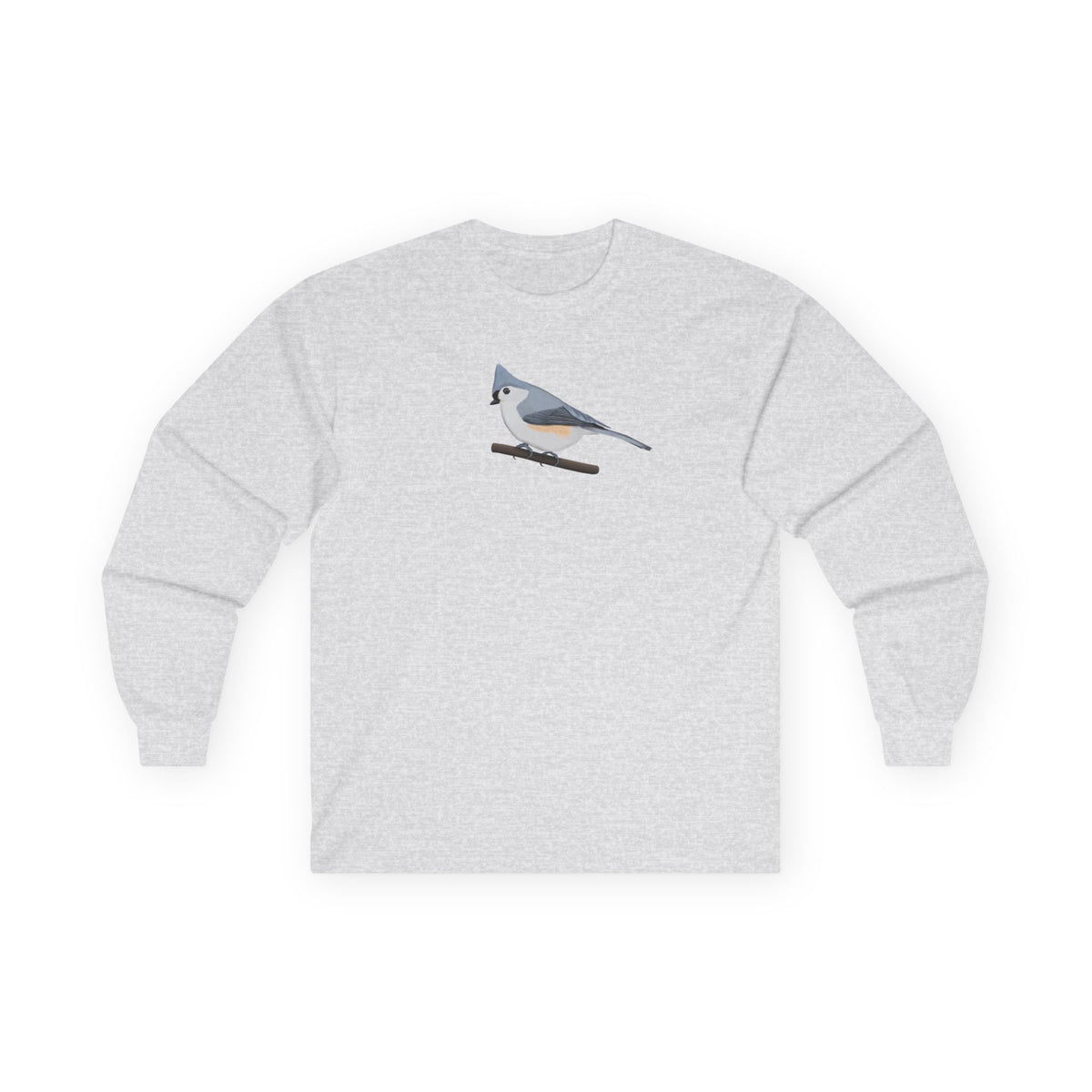 Tufted Titmouse Long-sleeve in Black
