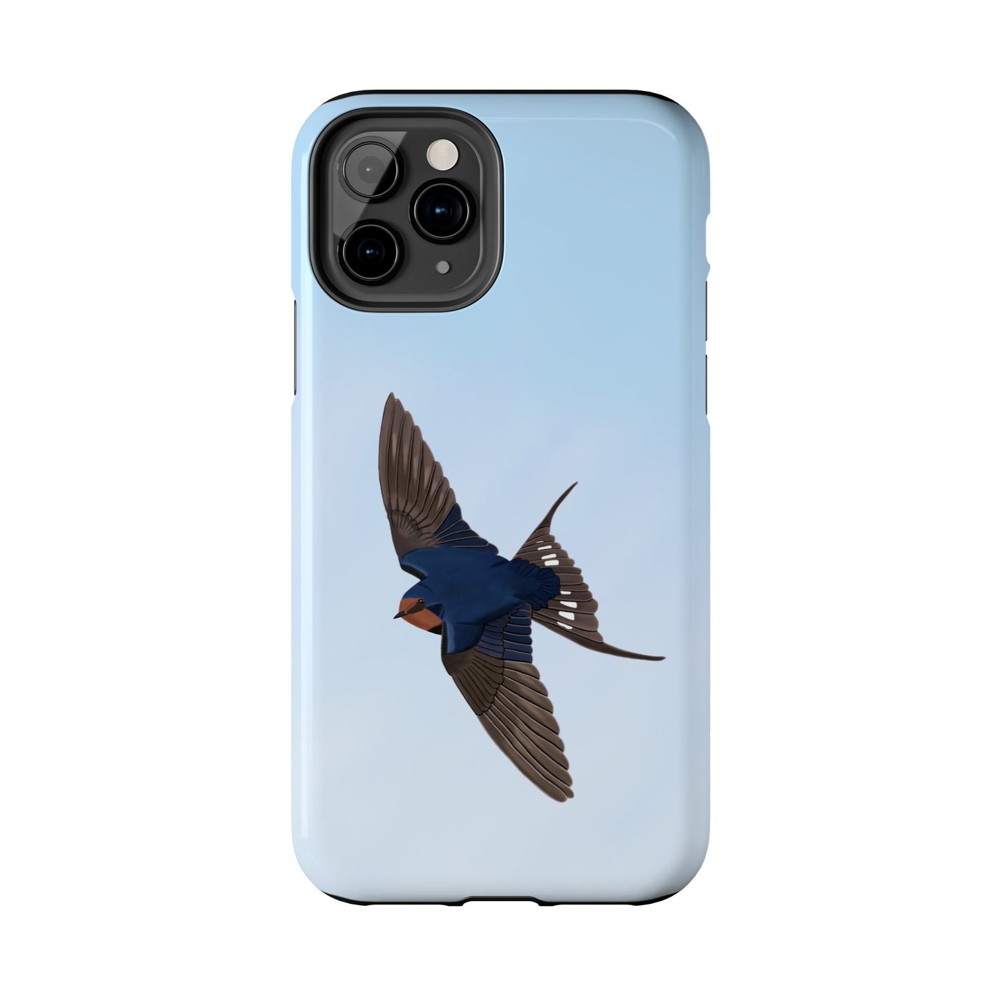 Barn Swallow Bird Art Tough Phone Case