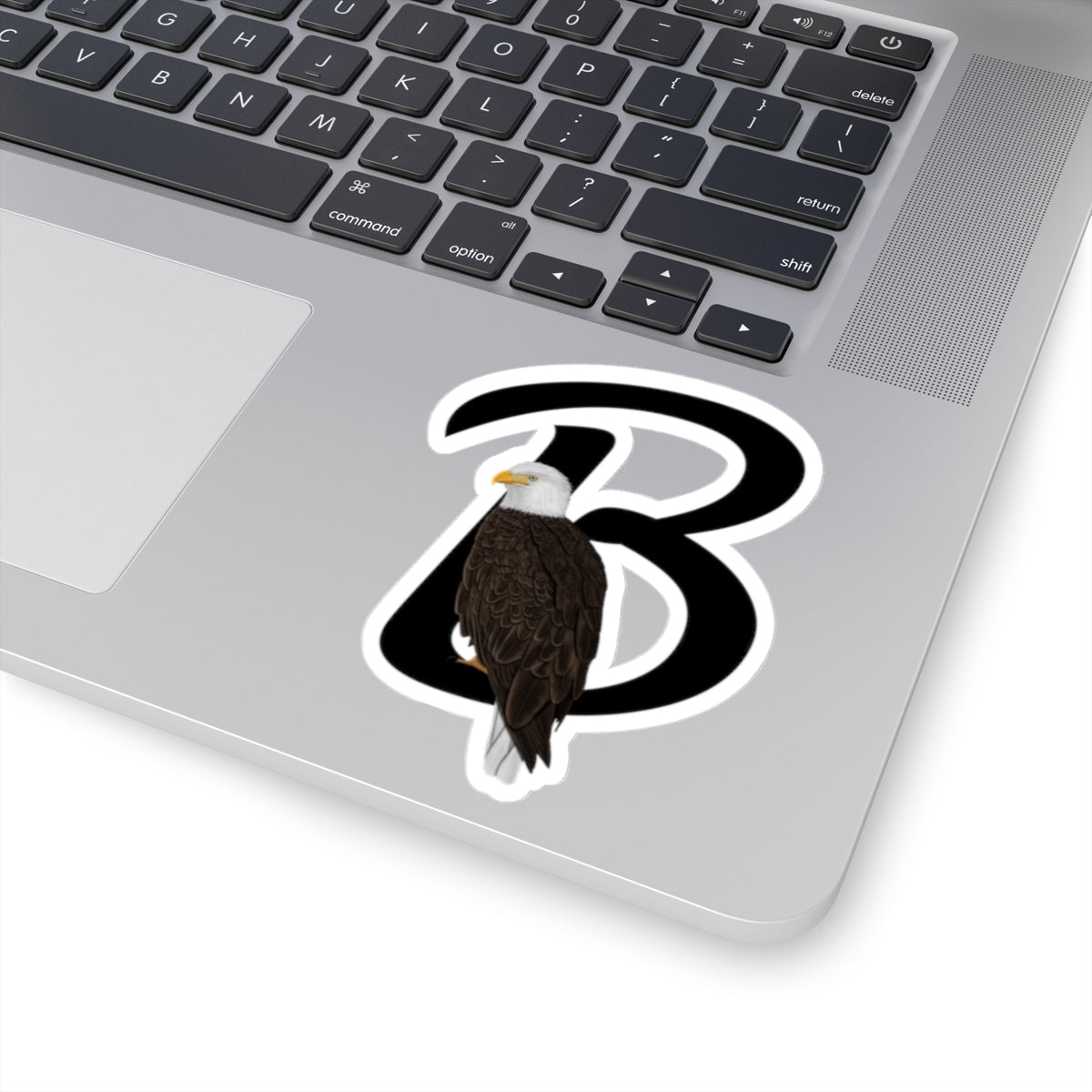 Eagle Paper products – Bald Letter B Bird Kiss-Cut Sticker