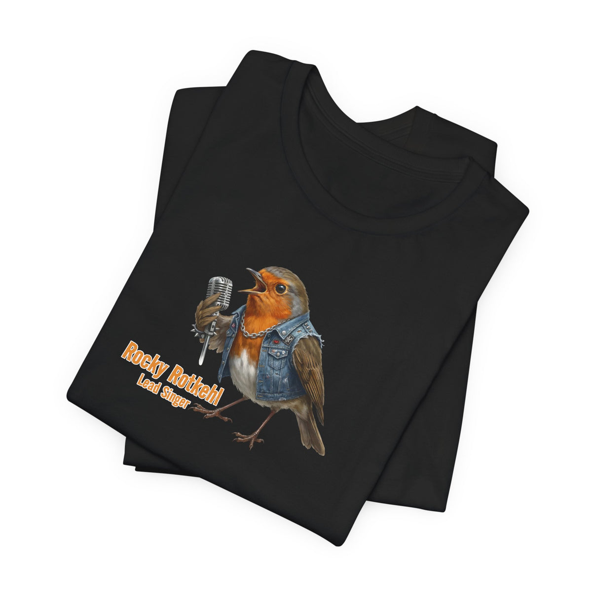 Rocky Rotkehl (Lead T-Shirt mit band tshirt Hintergrund