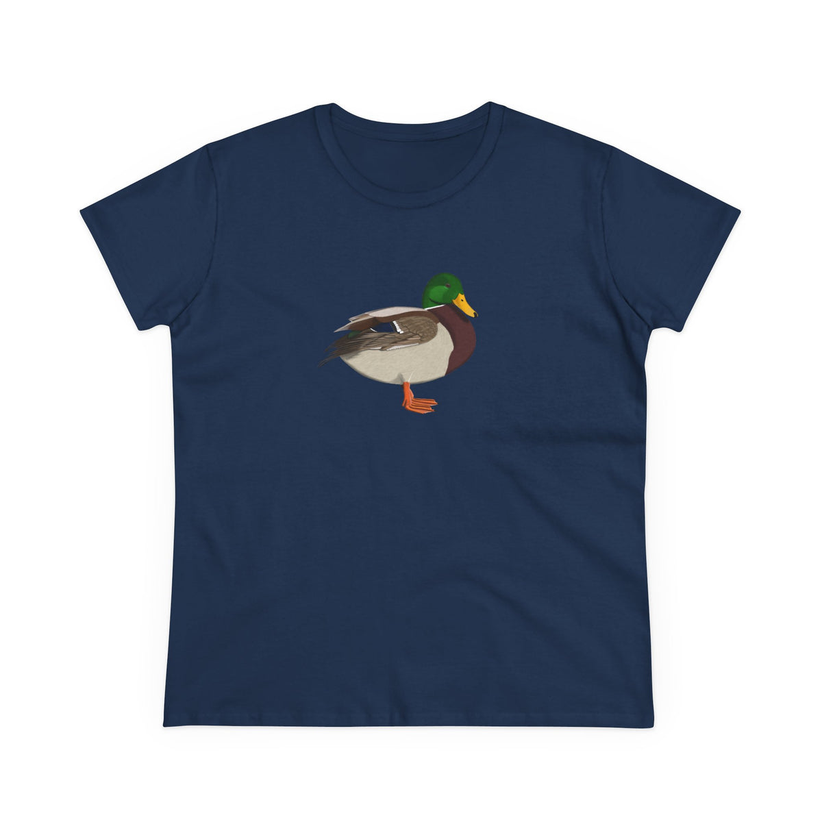 Mallard Women's T-Shirt on Bird Lover background