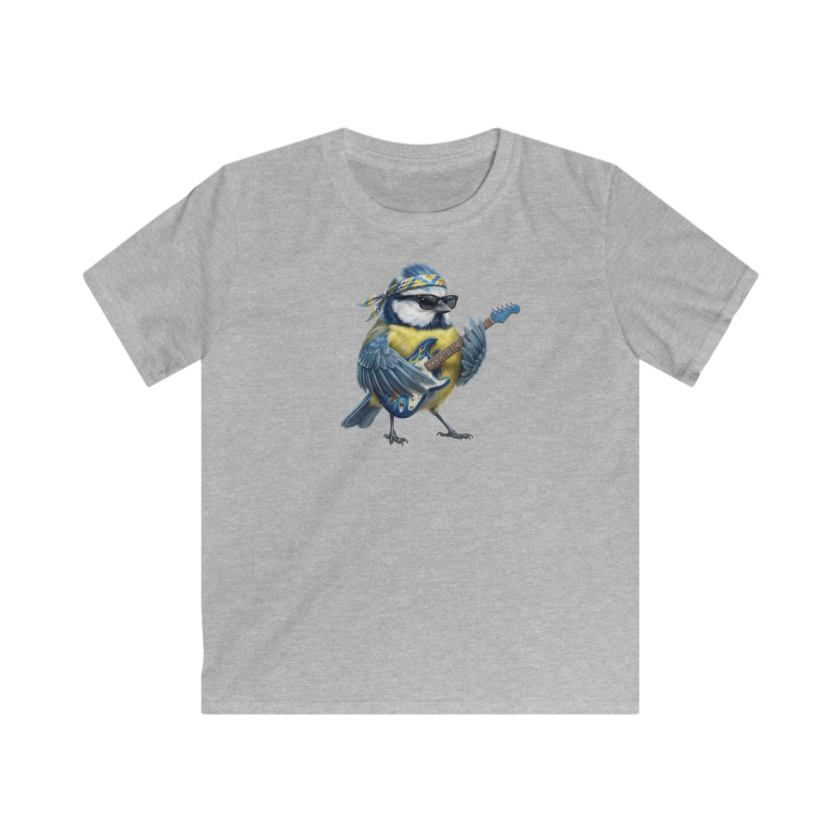 Blaumeise Kinder T-Shirt in Black