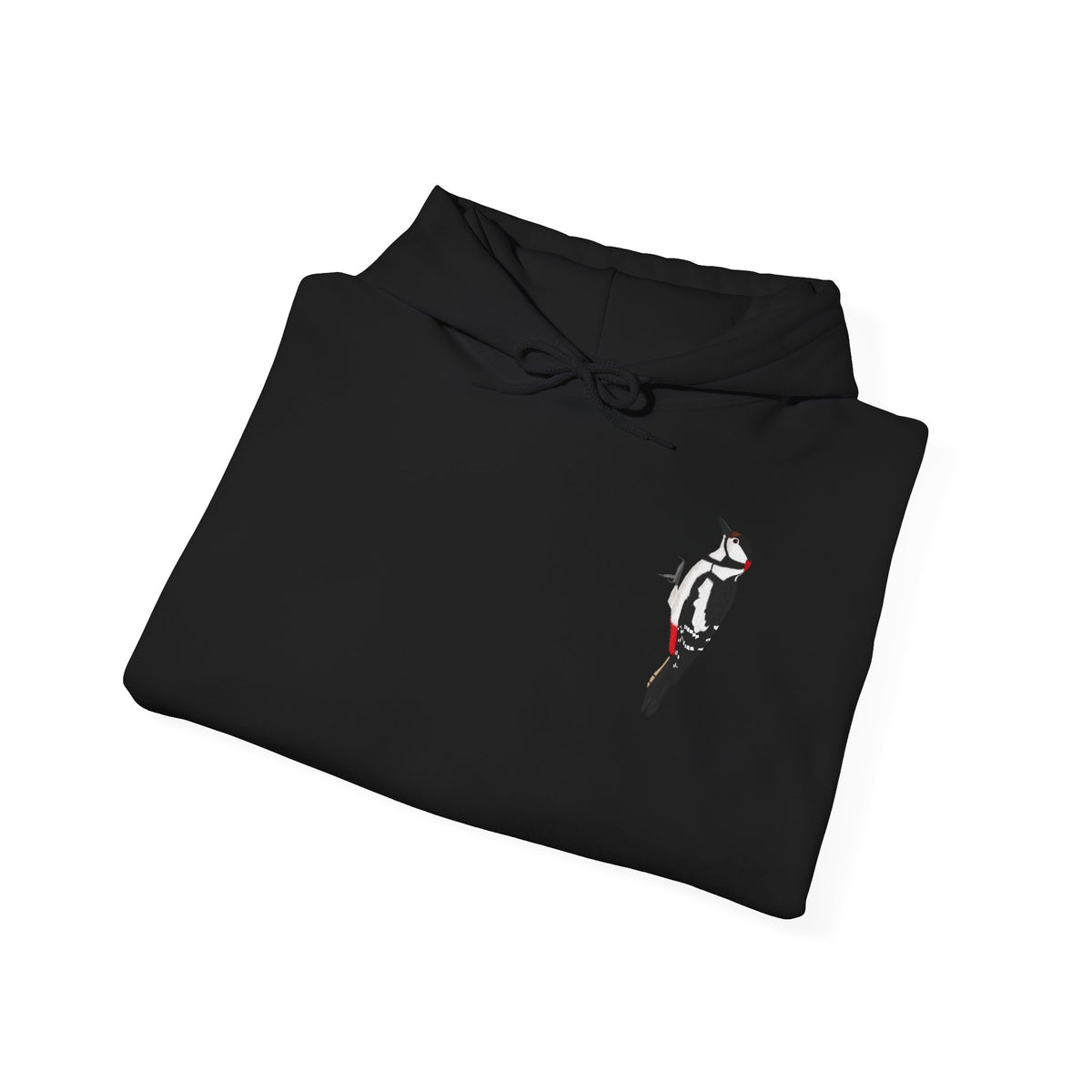 Buntspecht Hoodie - Vogel Kapuzenpullover für Vogelbeobachter & Naturliebhaber mit Vogelmotiv