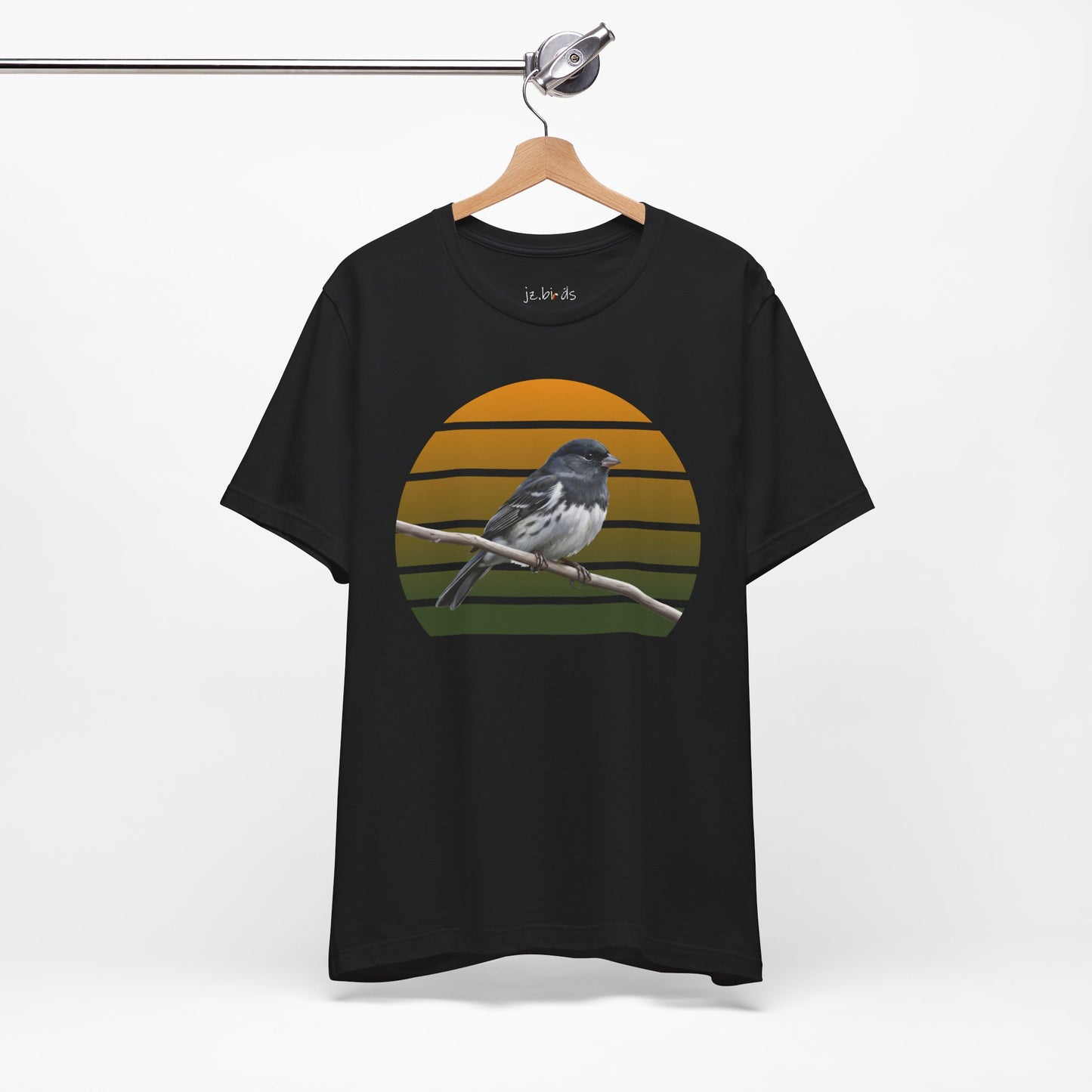 Dark-Eyed Junco T-Shirt | Unisex Retail Fit Bird Lover Tee | Wildlife Birder Gift