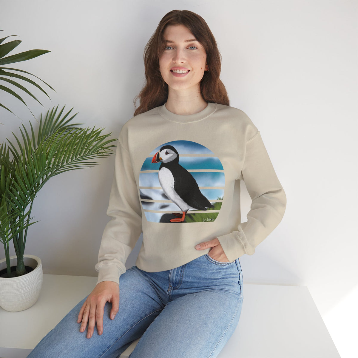 Puffin Birdlover Ornithologist Bird Sweatshirt