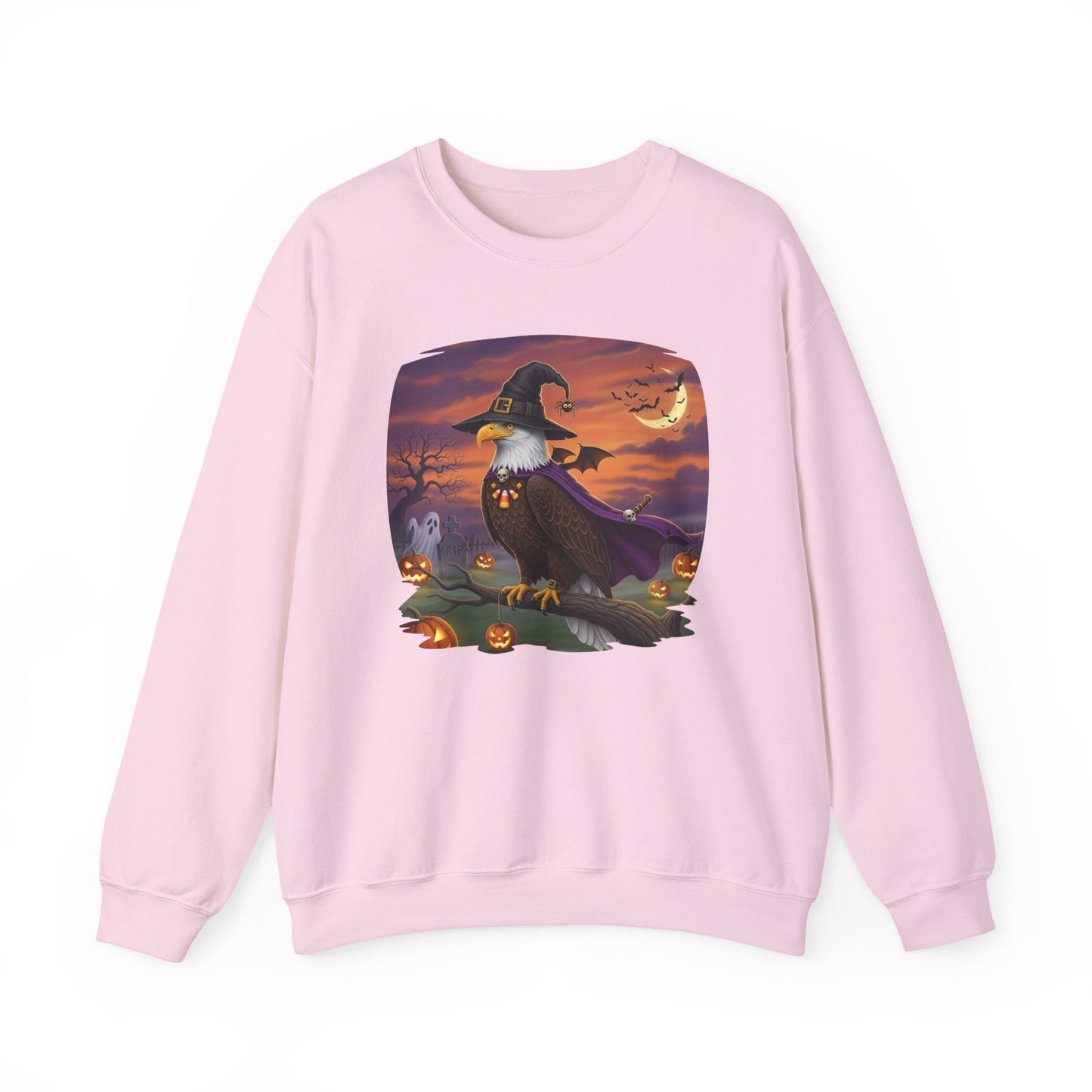 Bald Eagle Halloween Bird Sweatshirt - Spooky Halloween Costume for Bird Lovers