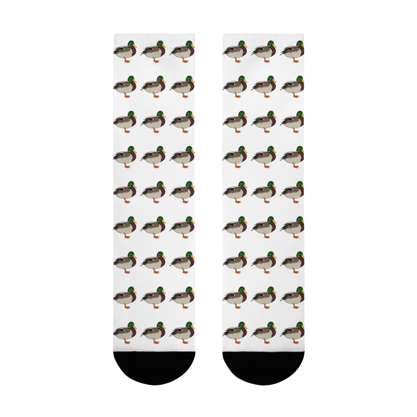Ente Vogel Socken für Vogelfreunde & Vogelbeobachter Weiß